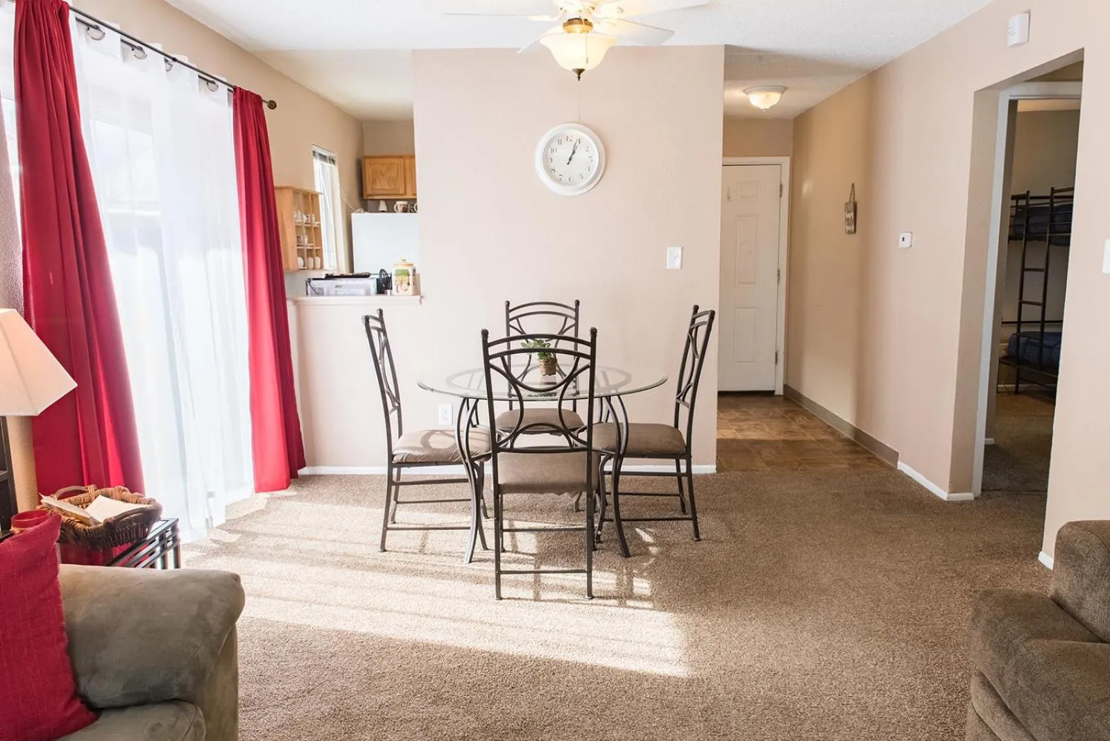 Seating area in Mountain Song