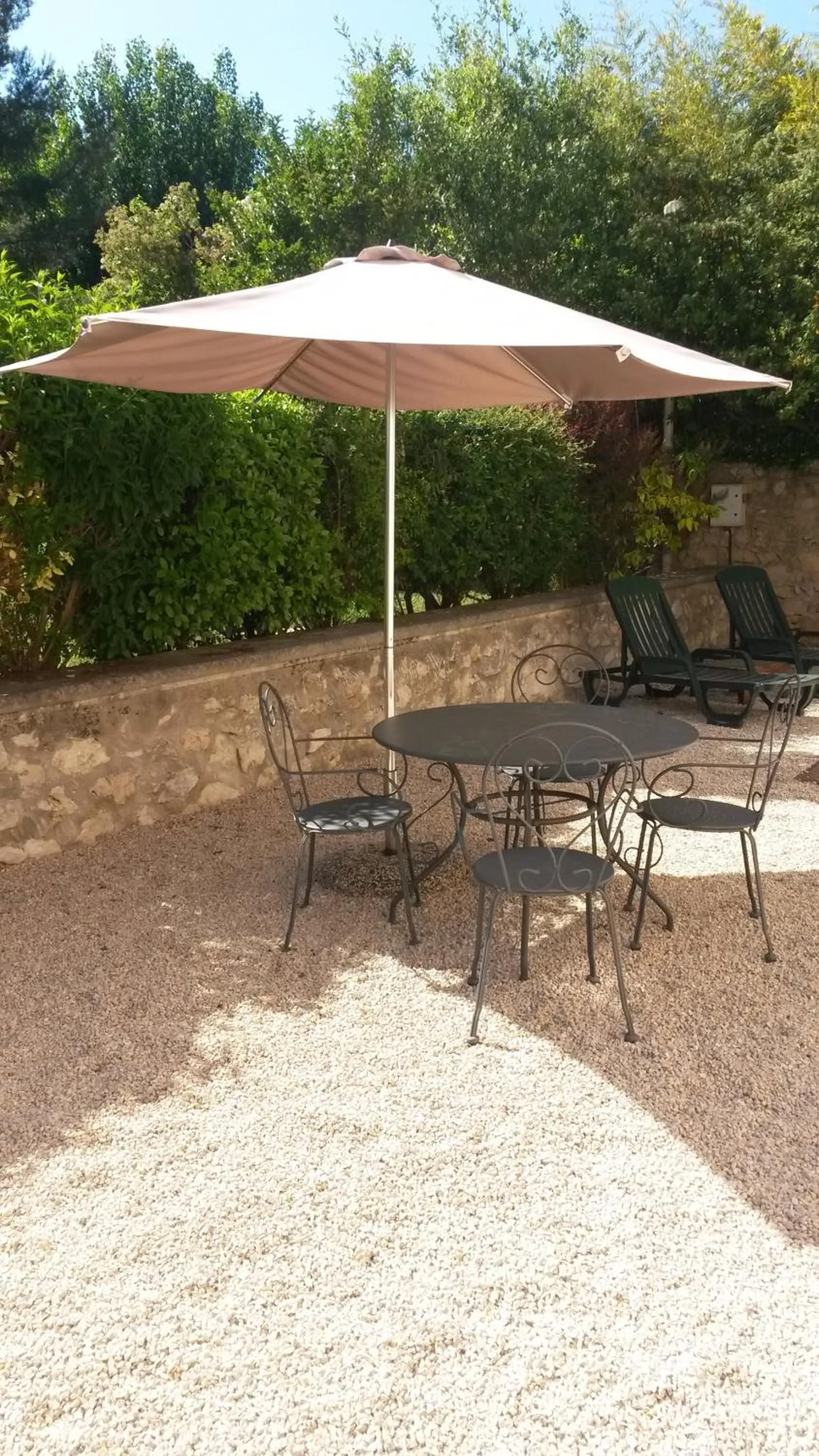 Patio in La Milane