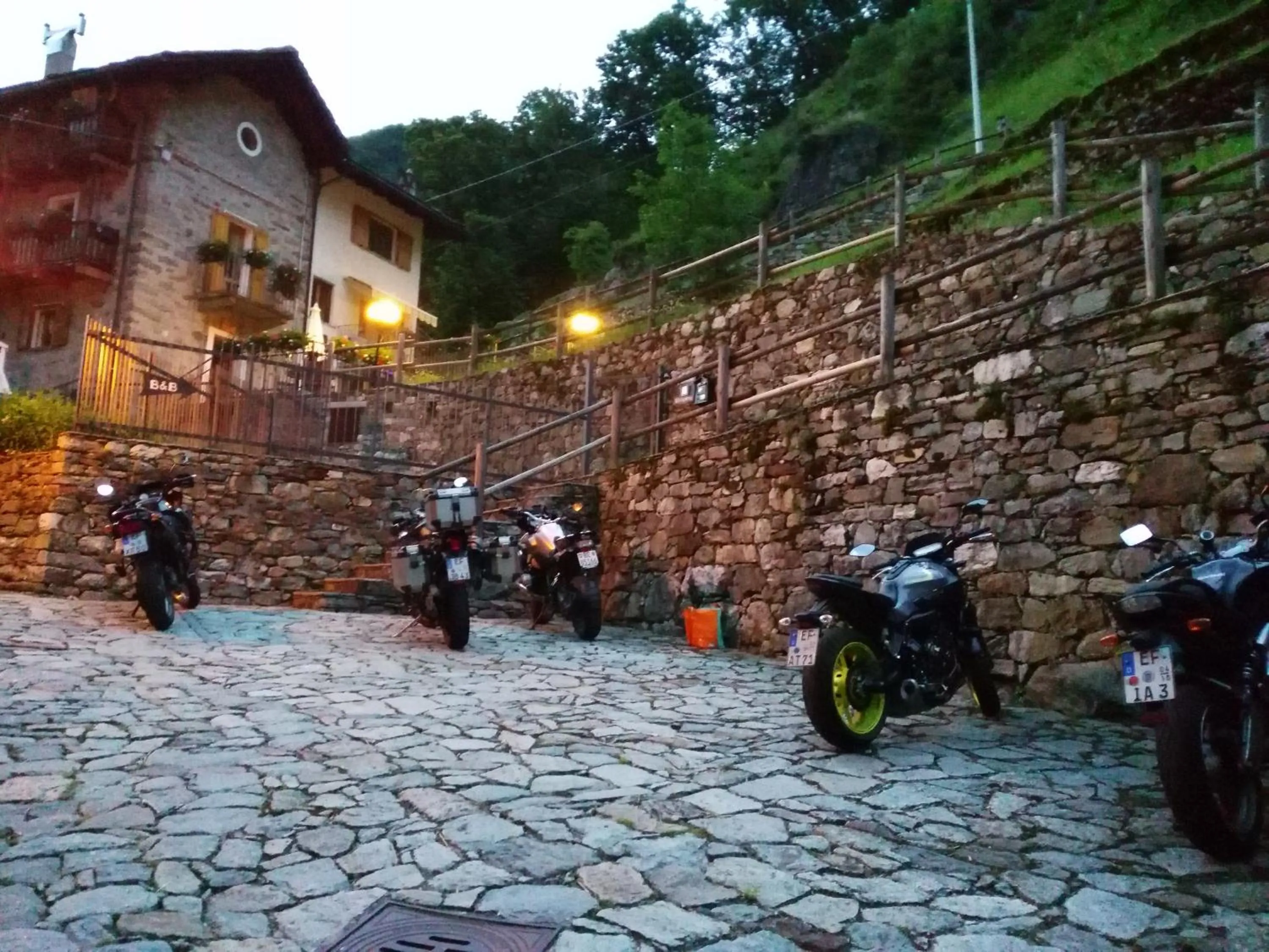 Property building in B&B Maison Vallomy