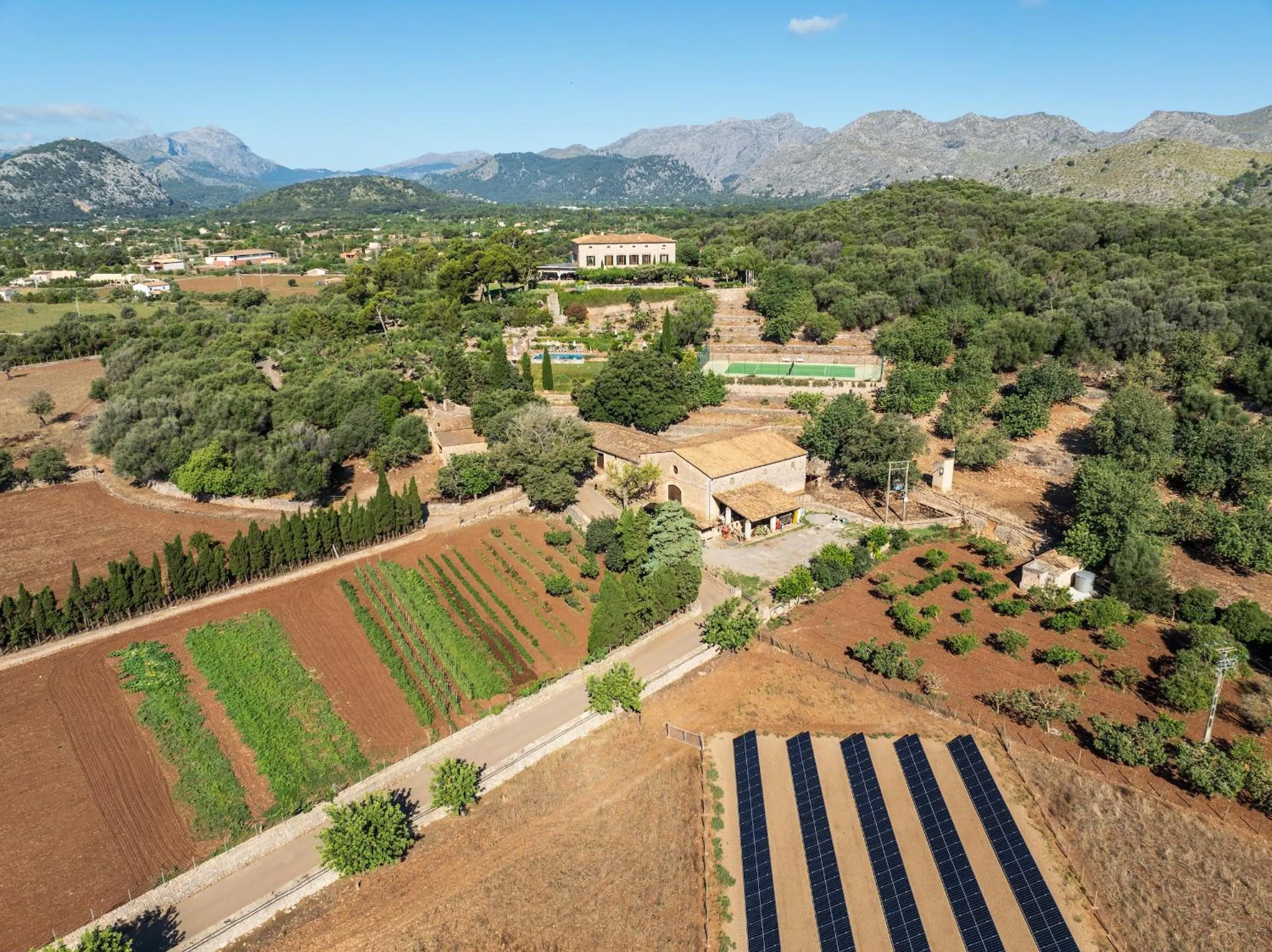 Natural landscape in Hotel Llenaire