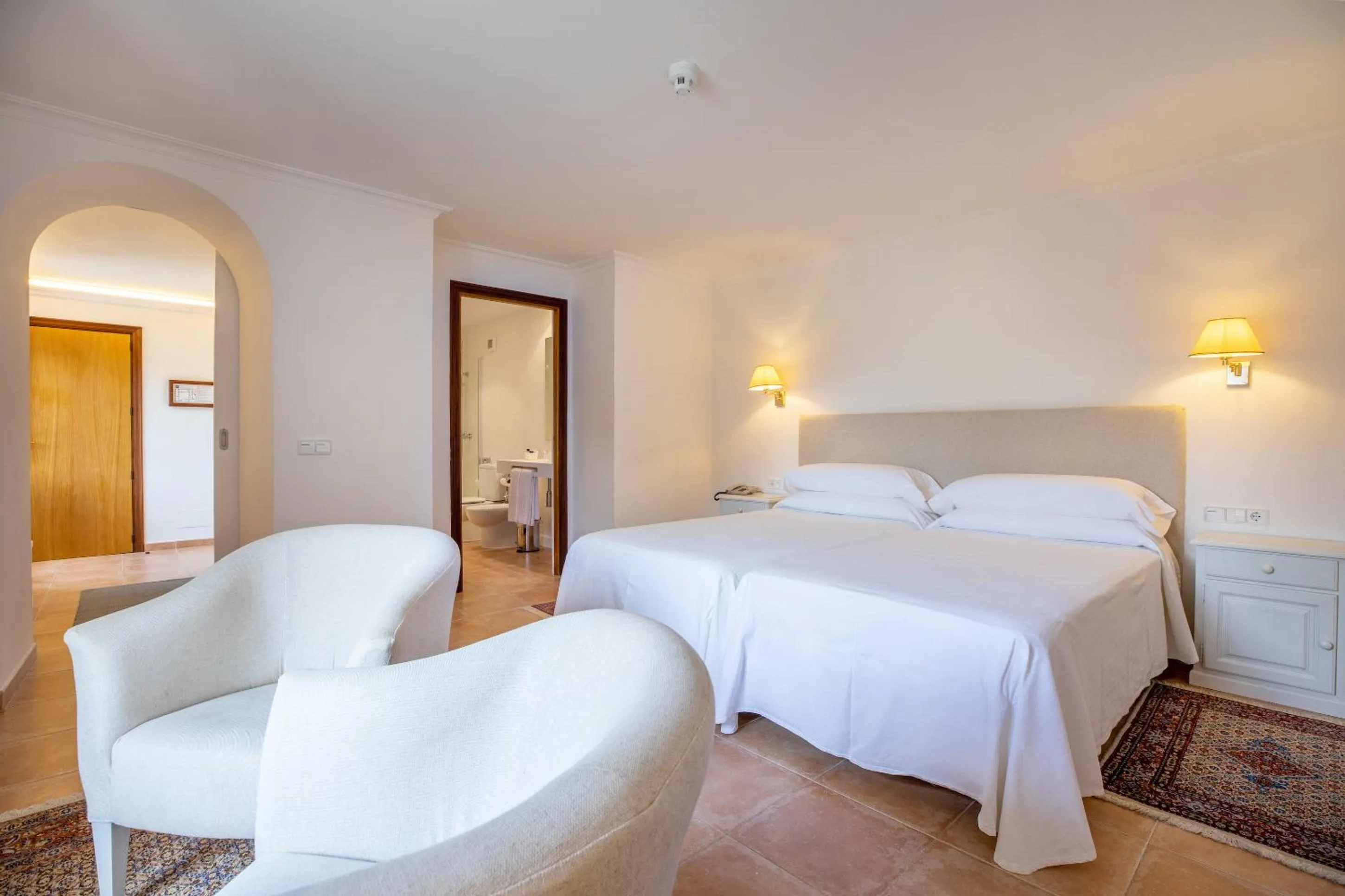 Bed in Hotel Llenaire