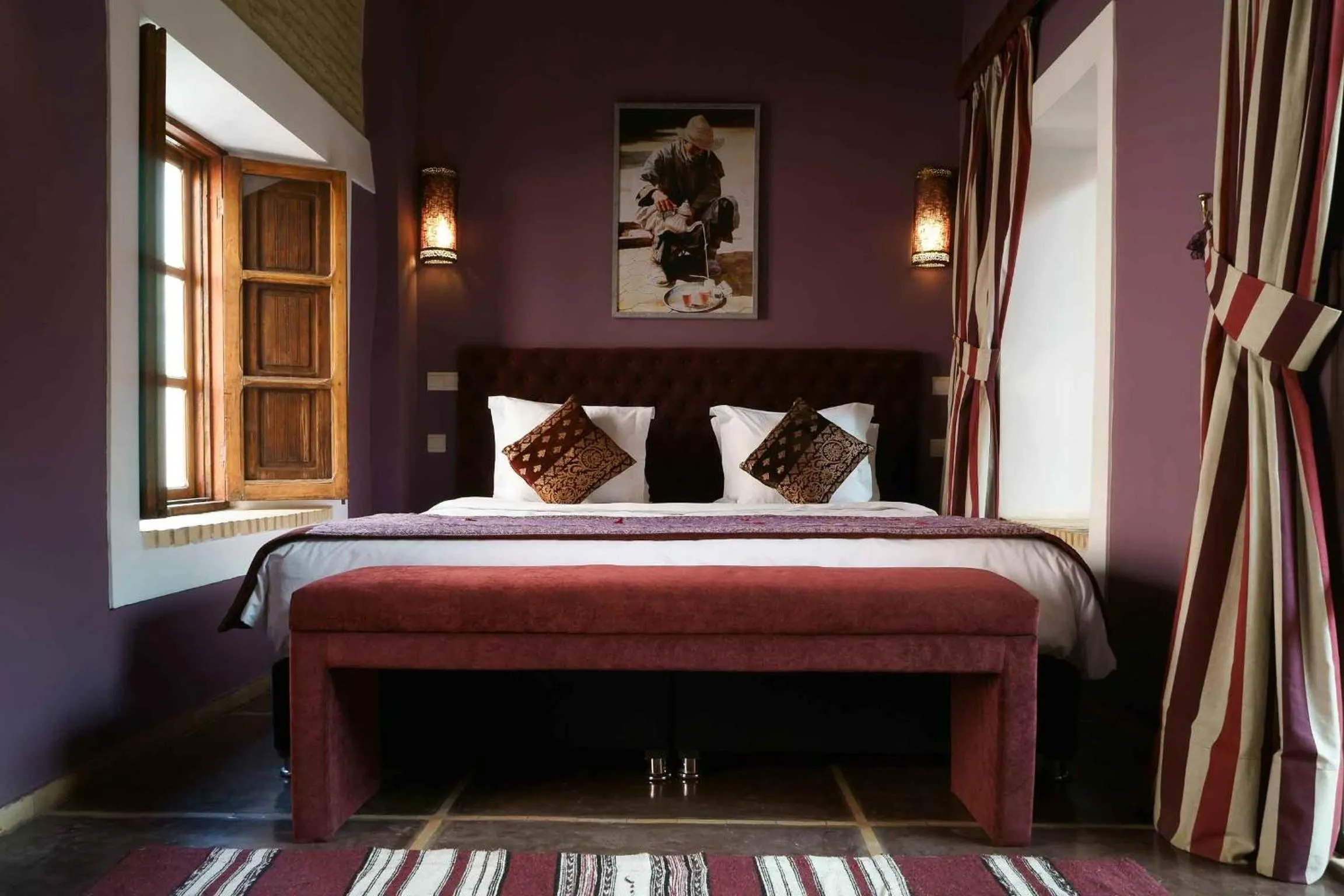 Photo of the whole room, Bed in Riad Dar Alif & SPA