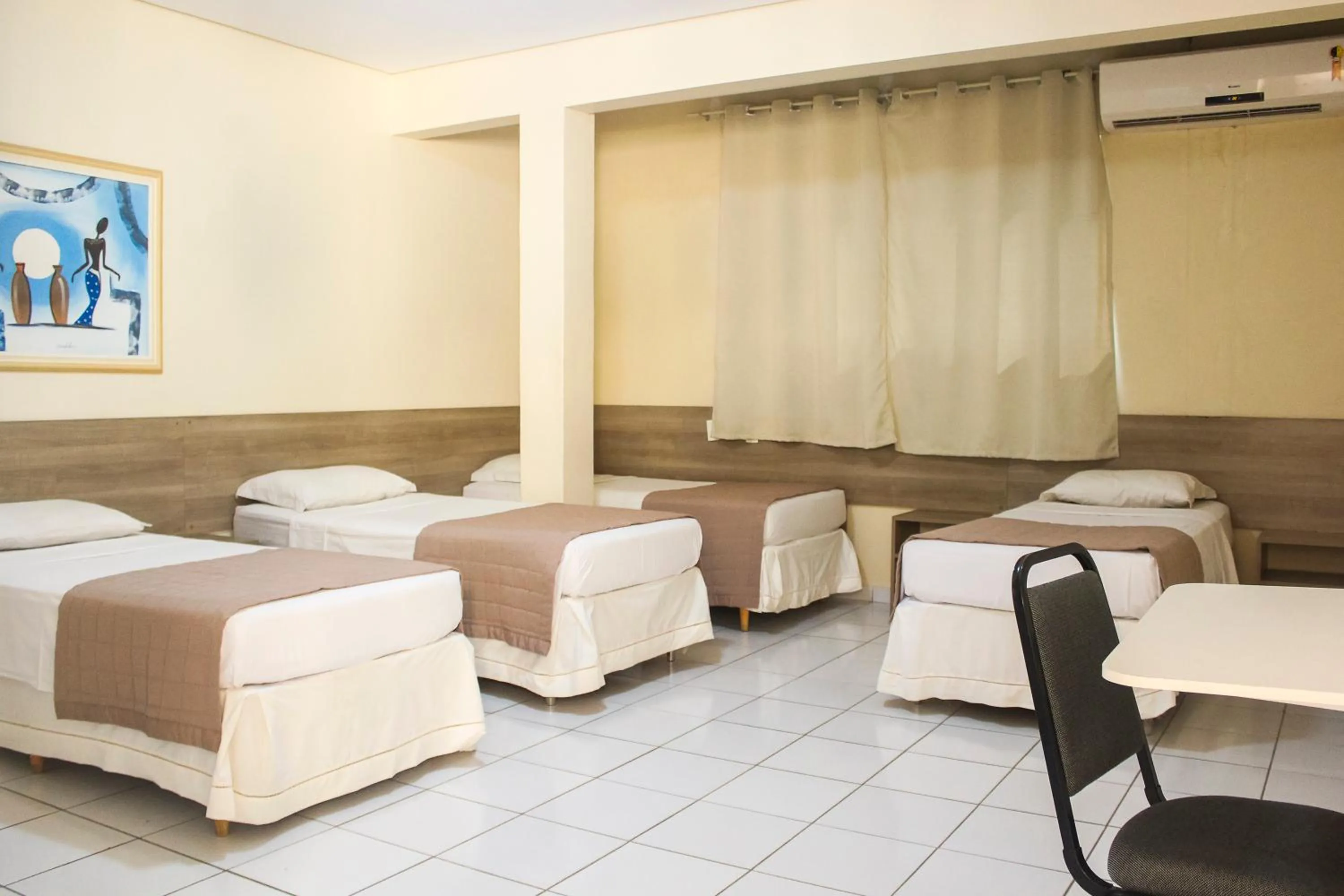 Bed in Hotel do Grande Rio