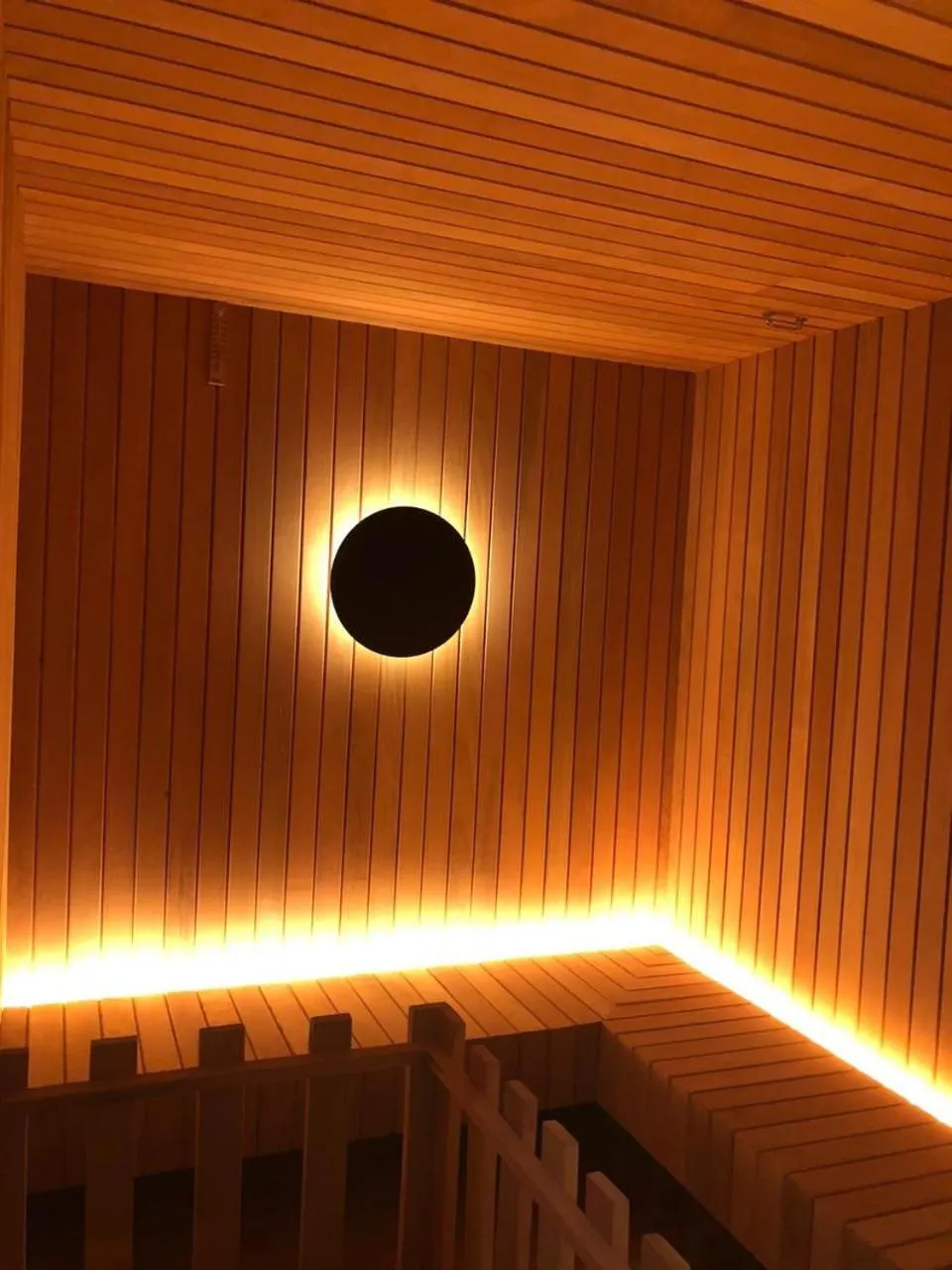Sauna in Camboa Hotel Paranaguá