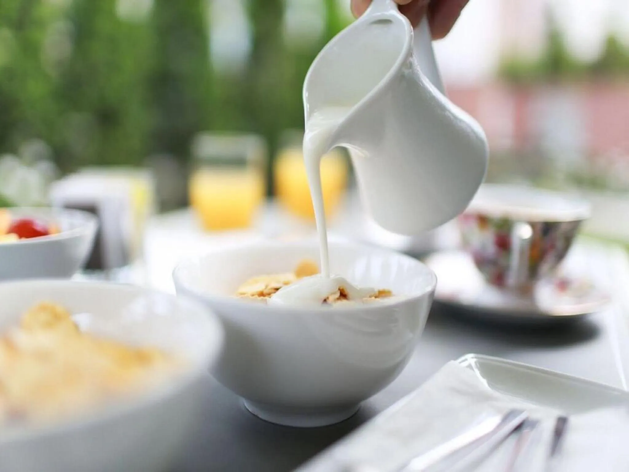 American breakfast in Quinta Miraflores Boutique Hotel