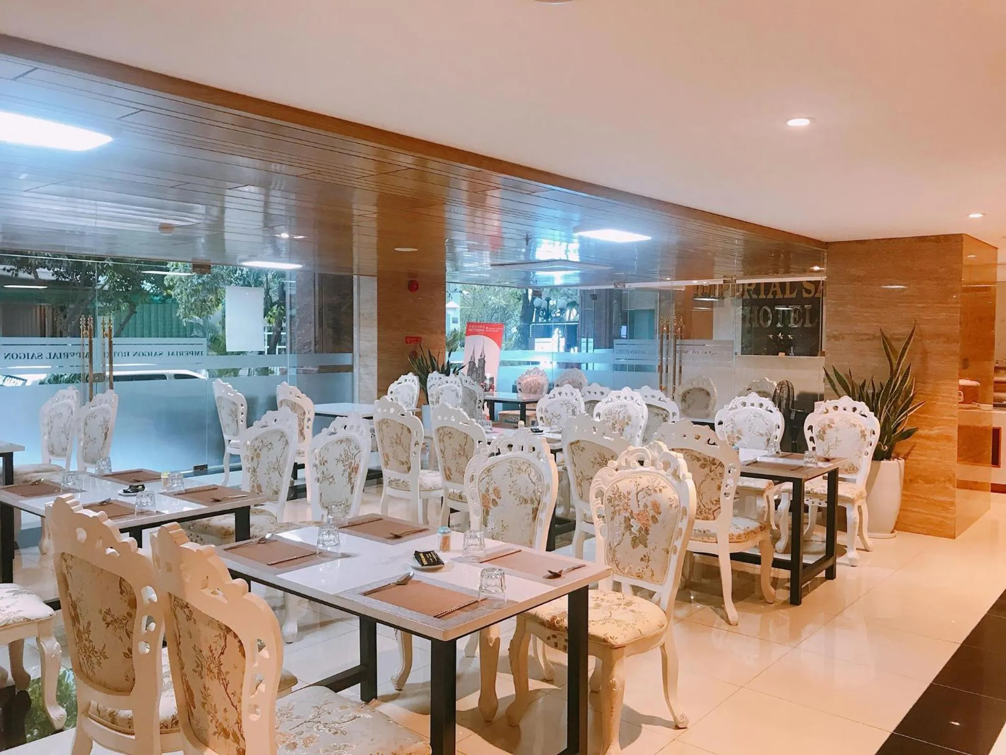 Breakfast in Imperial Saigon hotel