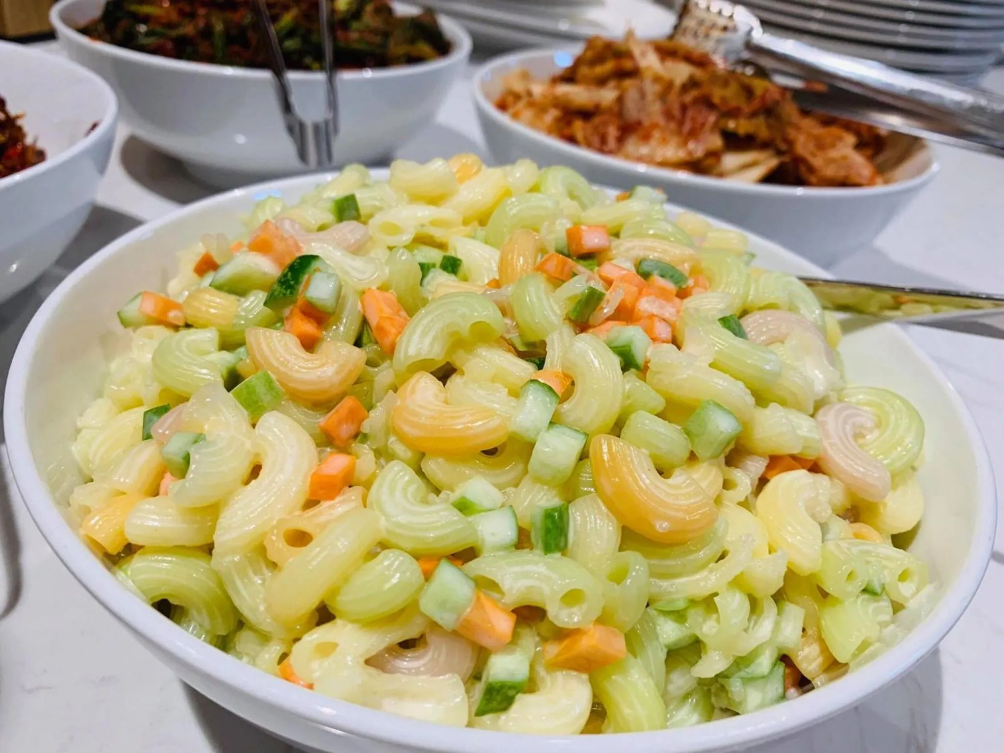 Asian breakfast in Imperial Saigon hotel