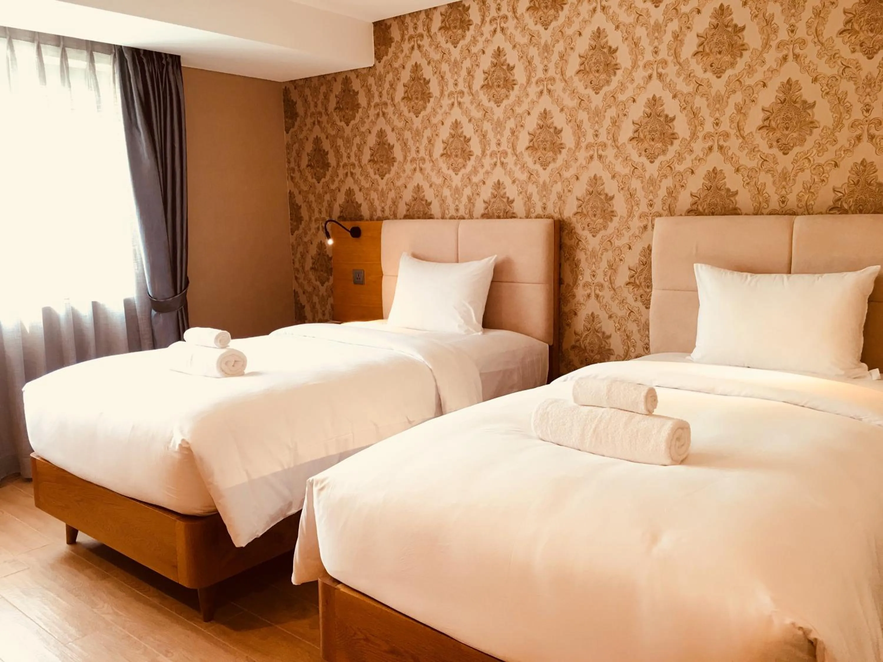 Bed in Imperial Saigon hotel