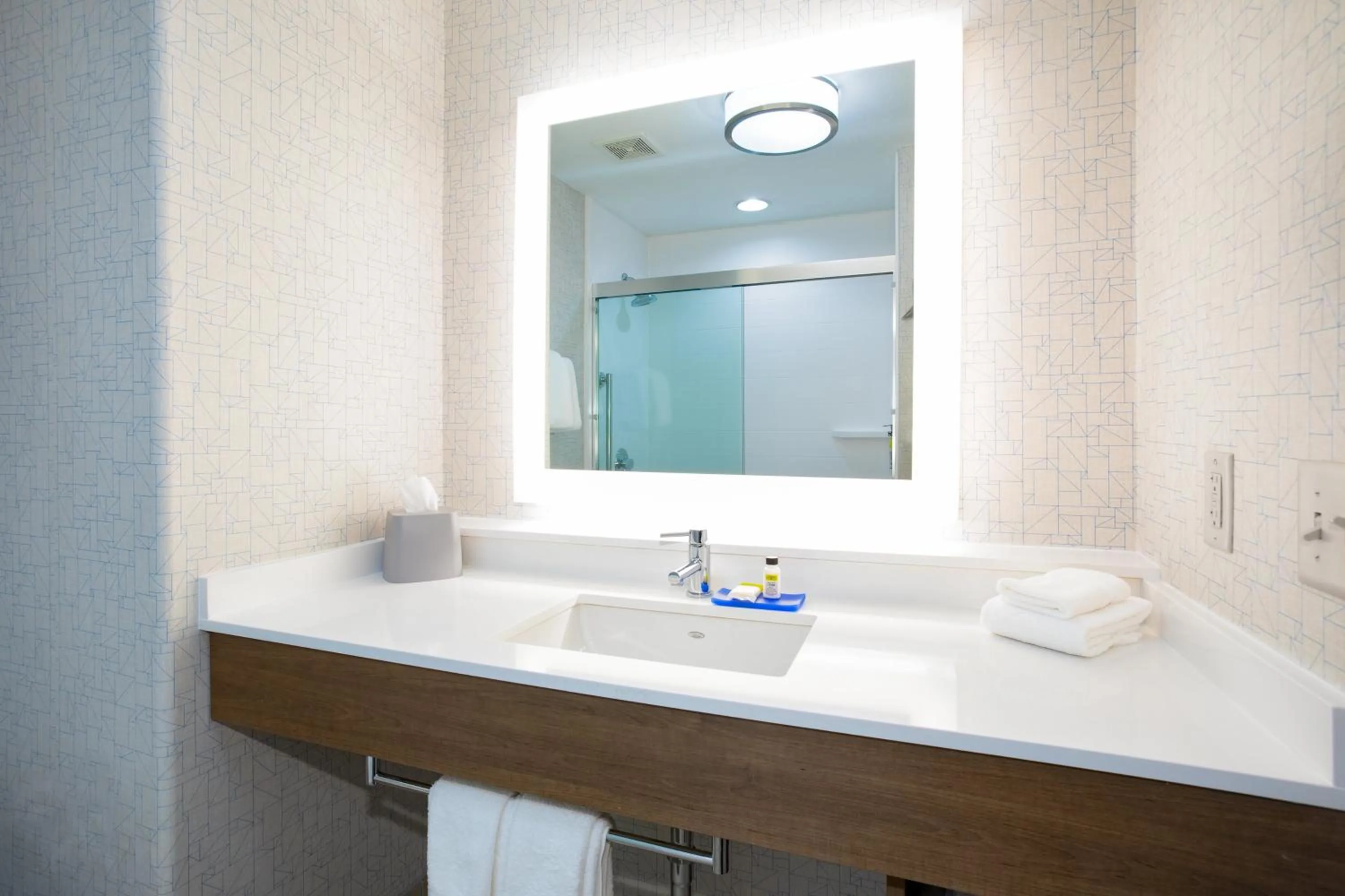Bathroom in Holiday Inn Express & Suites Phoenix Glendale Dist by IHG