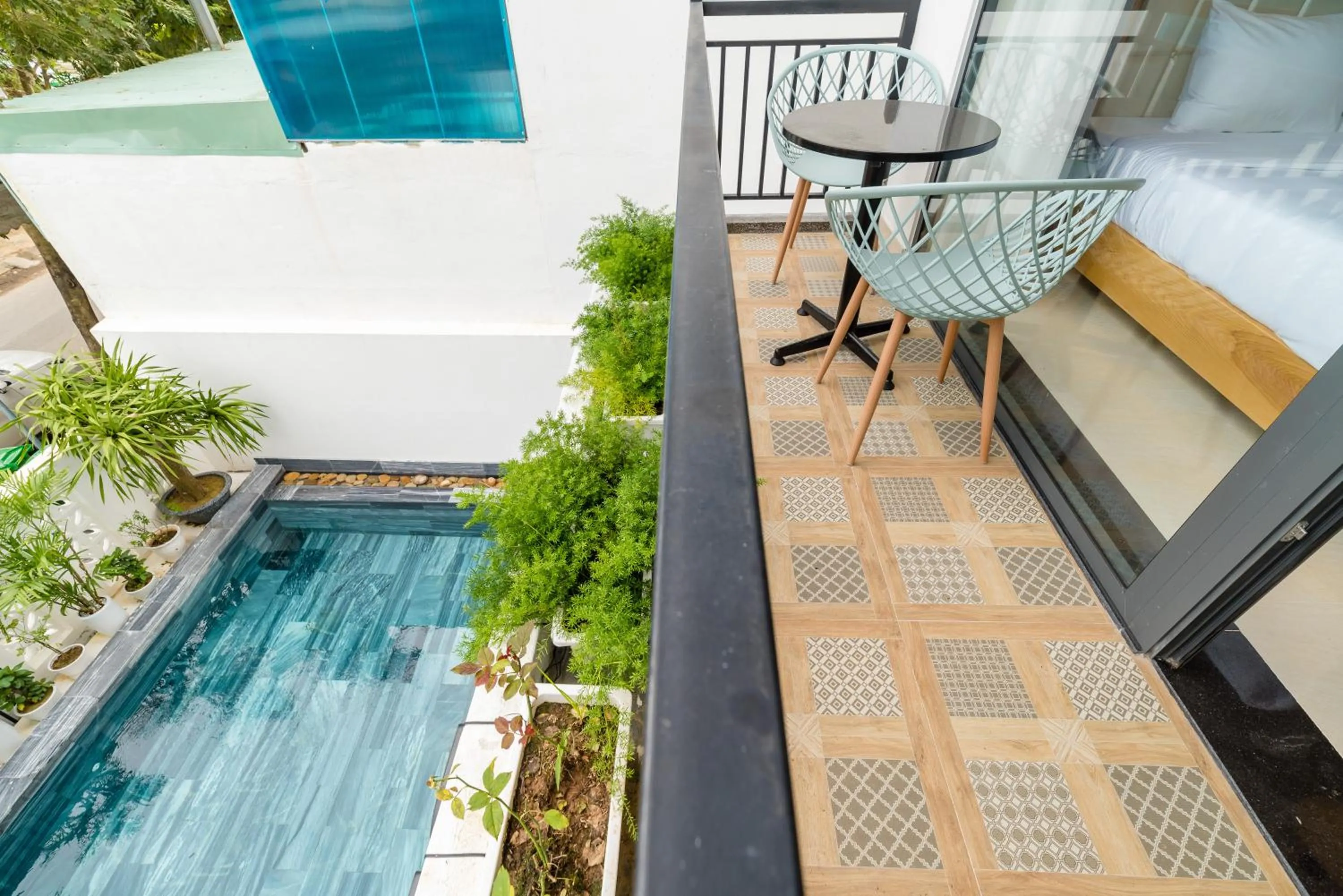 Balcony/Terrace in Babylon Hoi An Central Villa