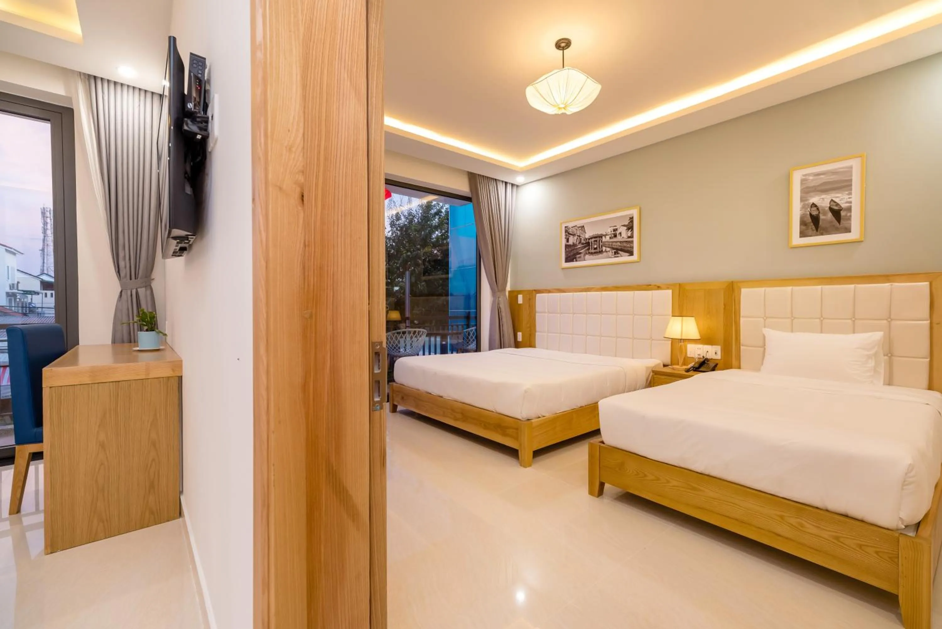 Bed in Babylon Hoi An Central Villa