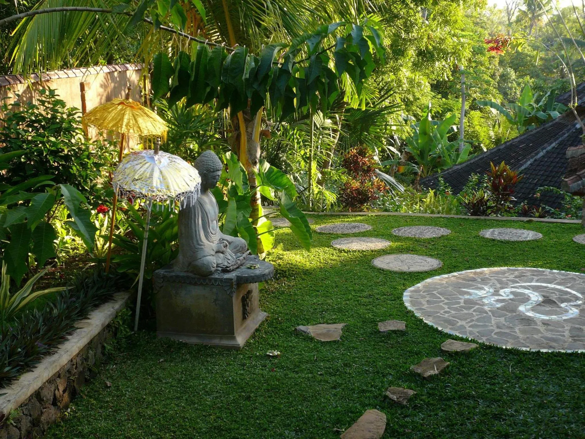 Garden in Sananda Bungalow