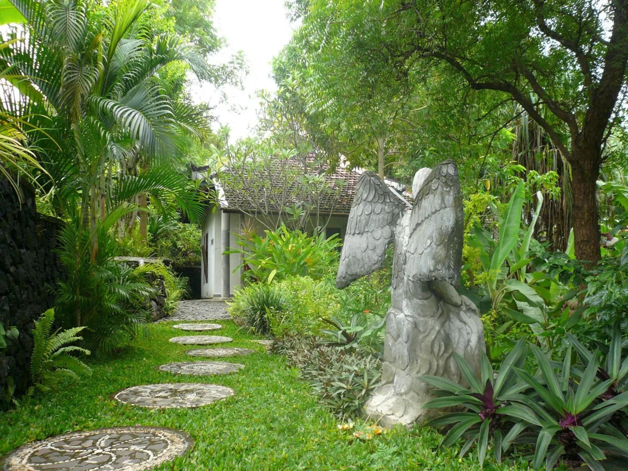 Garden in Sananda Bungalow