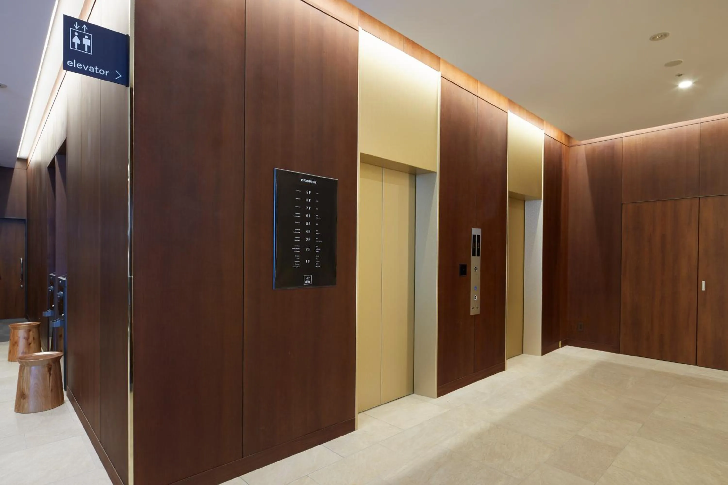 elevator in Iroha Grand Hotel Matsumoto Eki-Mae