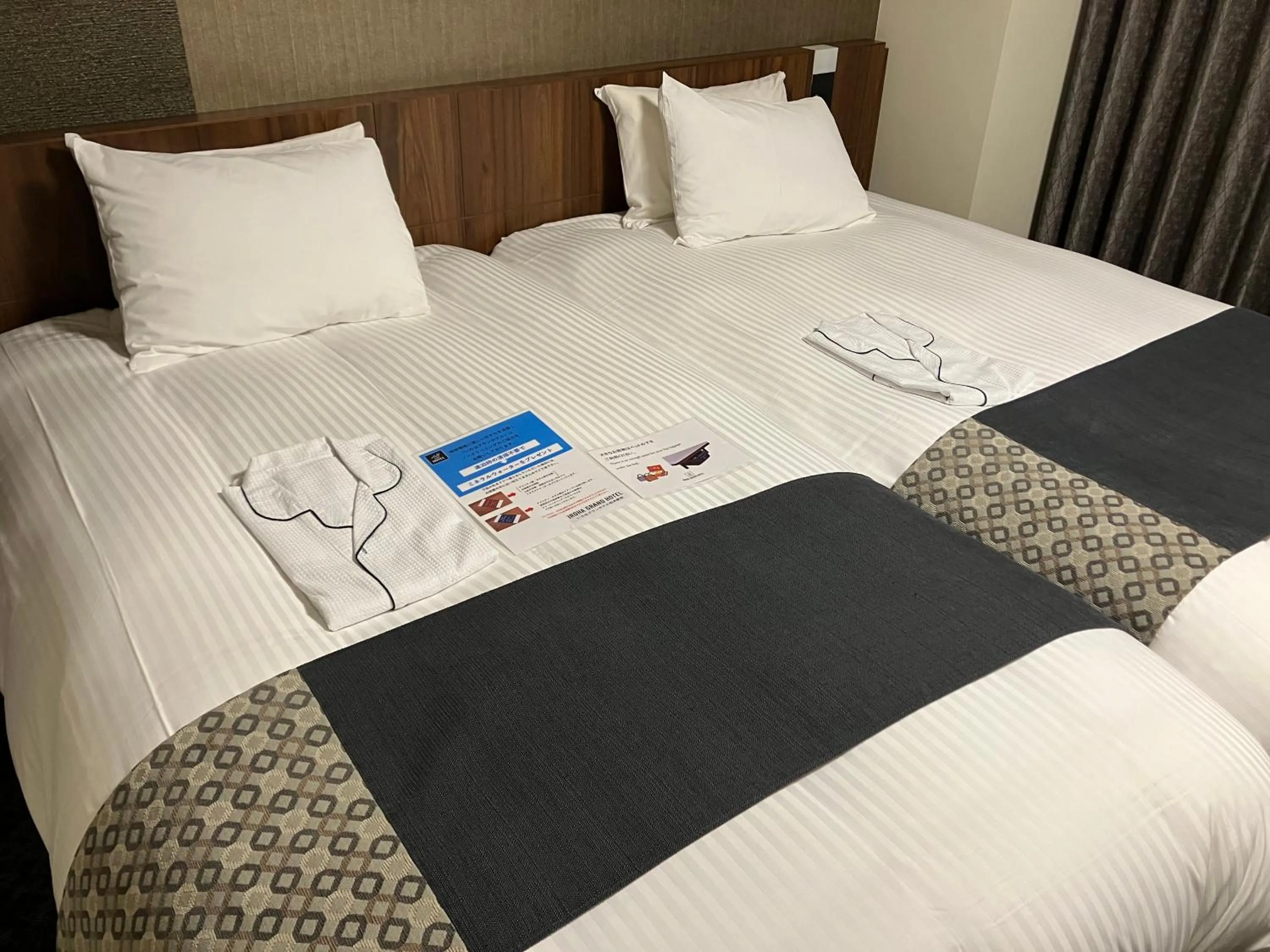 Photo of the whole room, Bed in Iroha Grand Hotel Matsumoto Eki-Mae