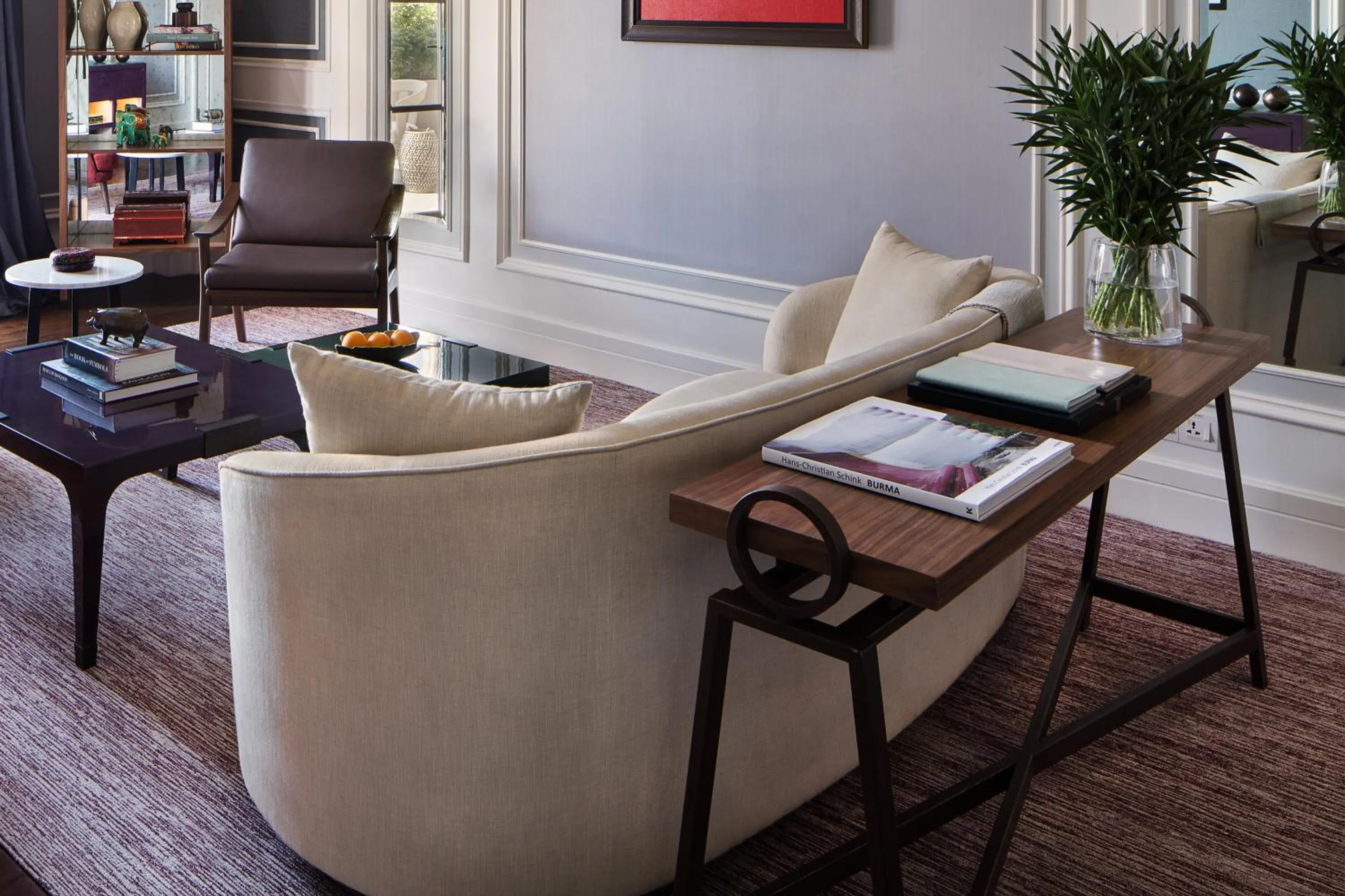 Seating area in The ERAVATI Sule Grand Yangon