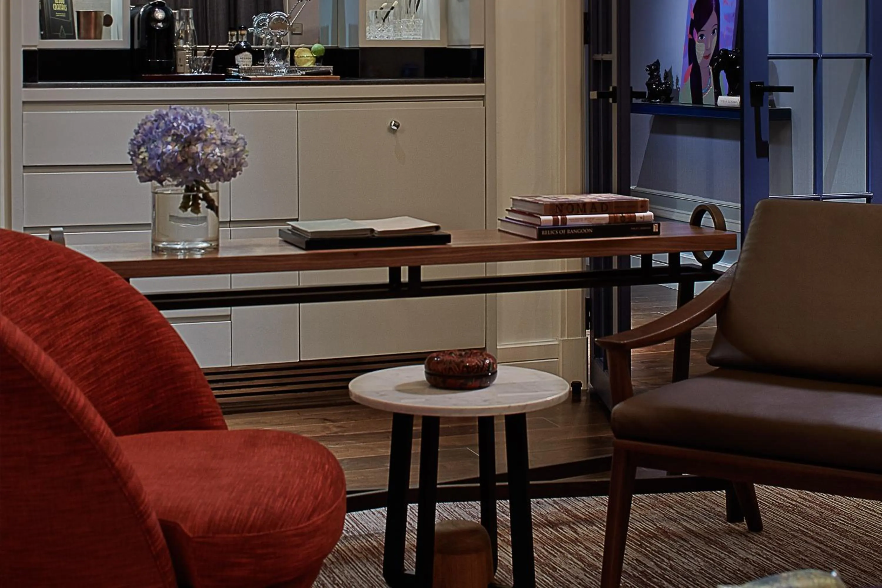 Seating area in The ERAVATI Sule Grand Yangon