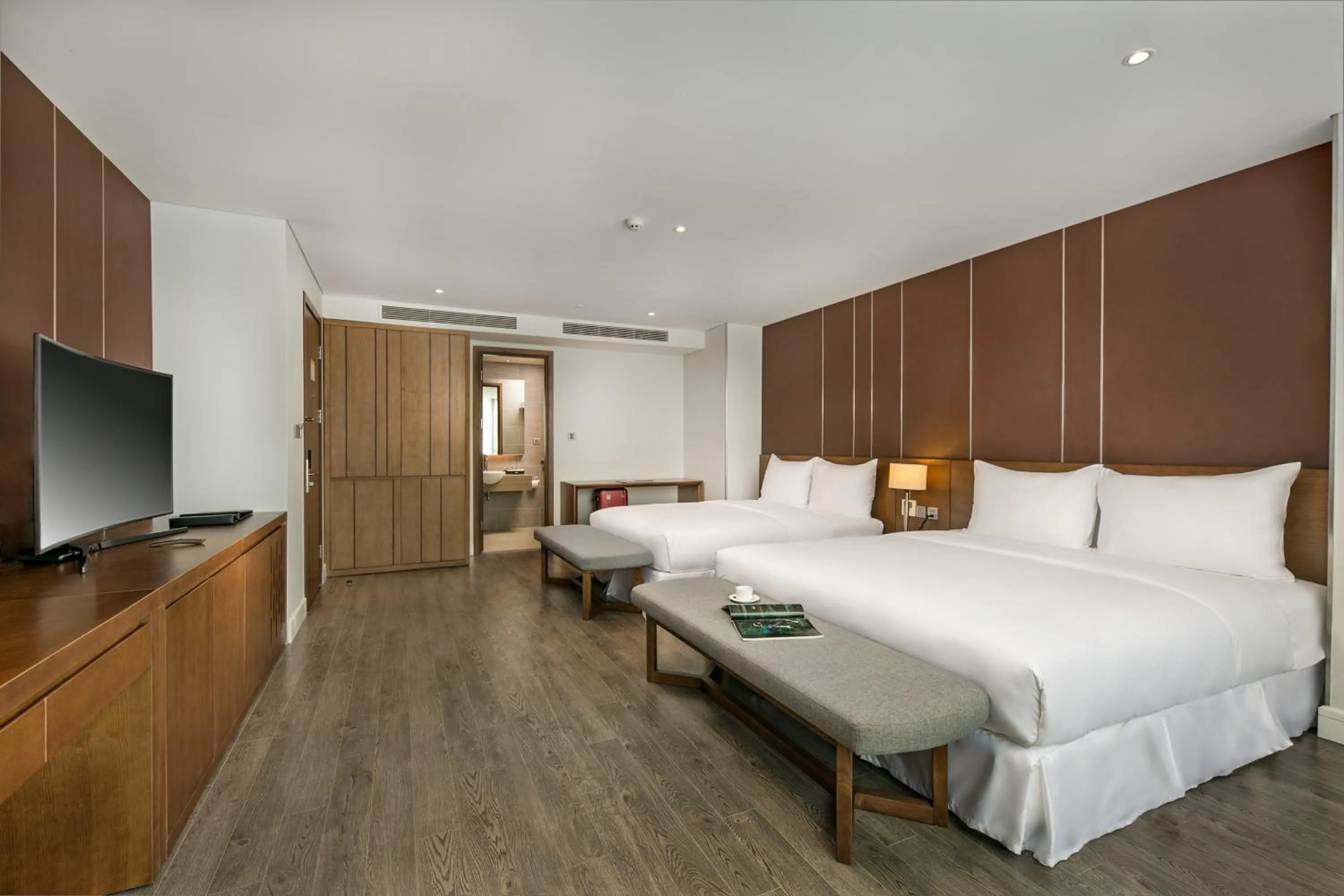 Bed in AVORA Boutique Hotel