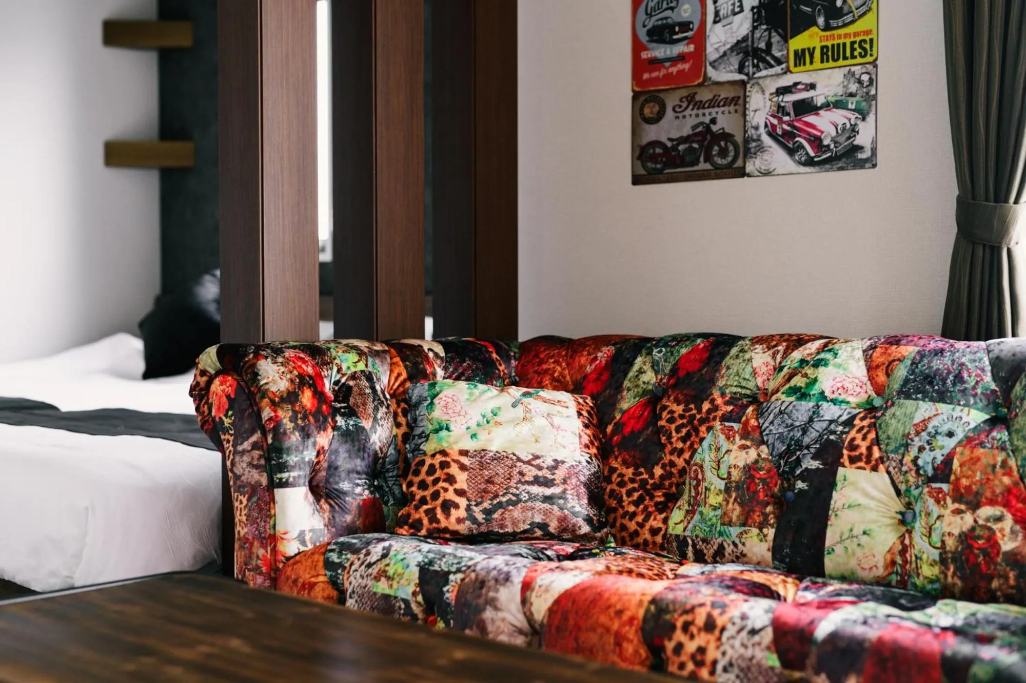 Living room in GRAND BASE Hakata Haruyoshi