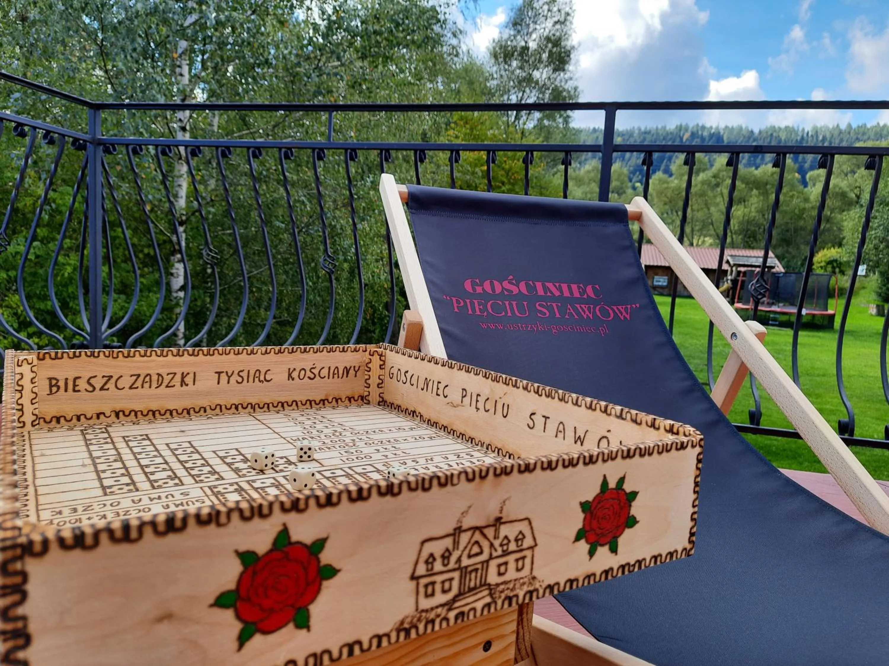 Balcony/Terrace in Gościniec Pięciu Stawów