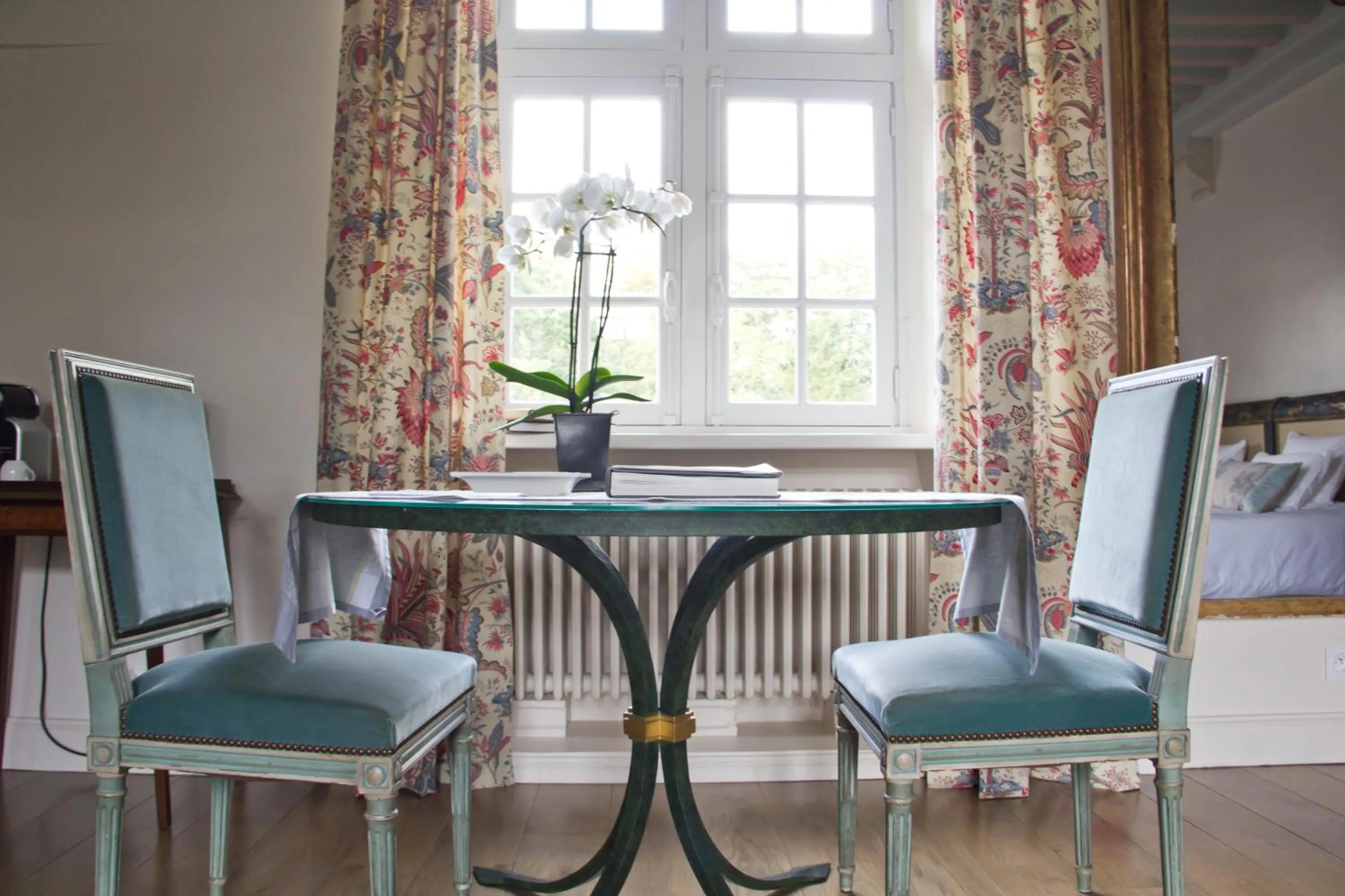 Seating area in Le Manoir de La Fieffe