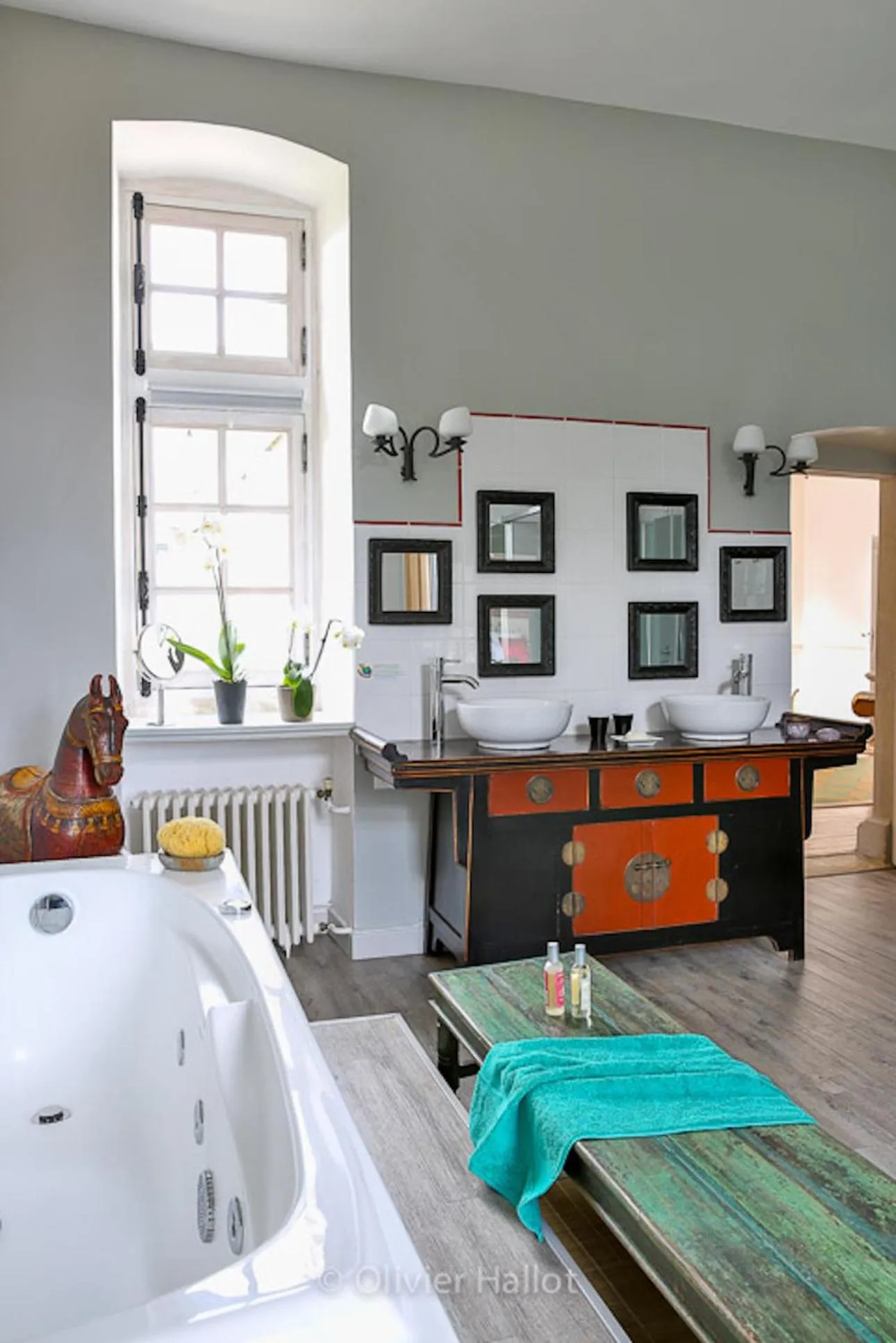 Hot Tub in Le Manoir de La Fieffe