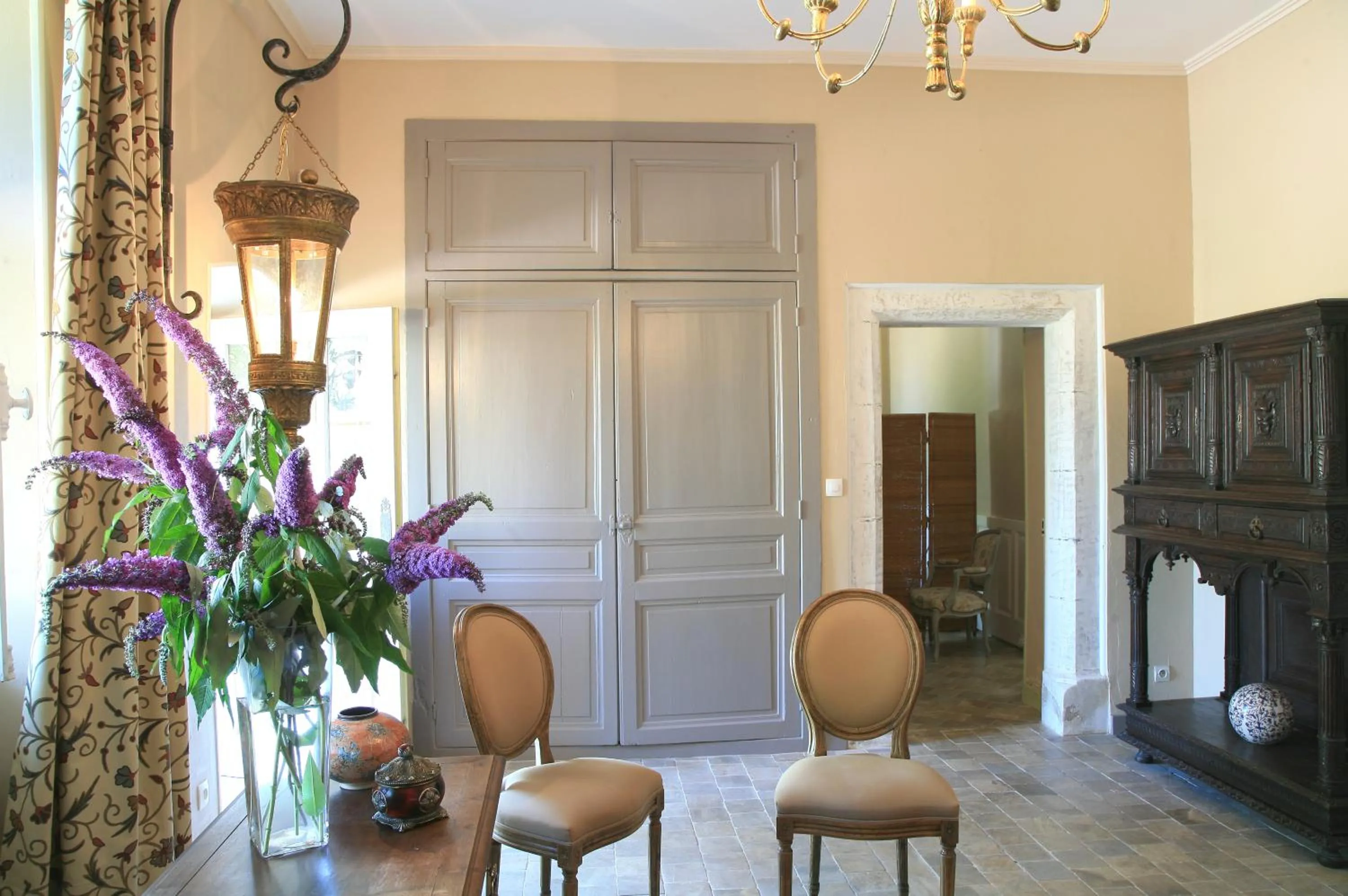 Lobby or reception in Le Manoir de La Fieffe
