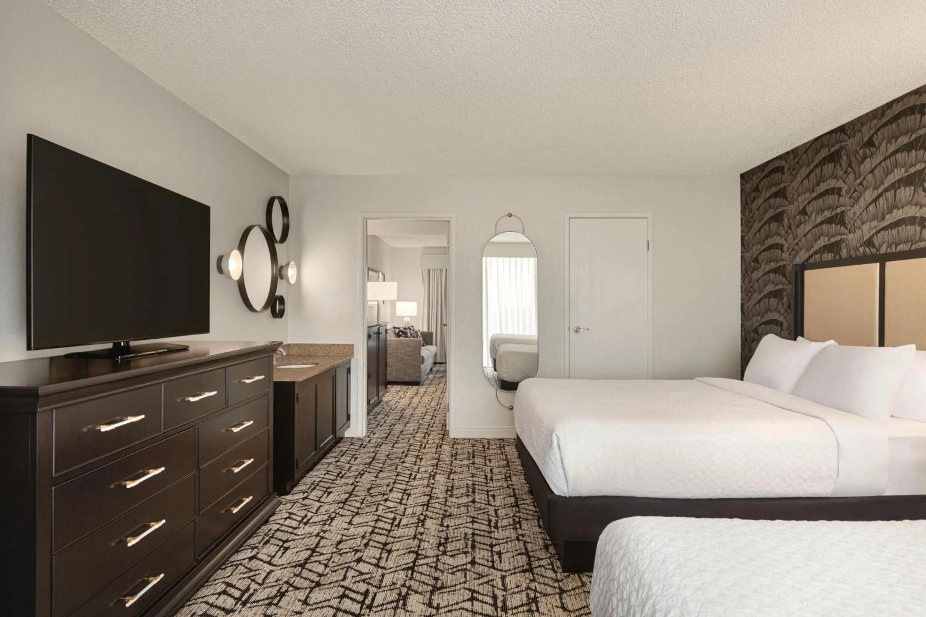 Bed in Embassy Suites by Hilton Fort Lauderdale 17th Street