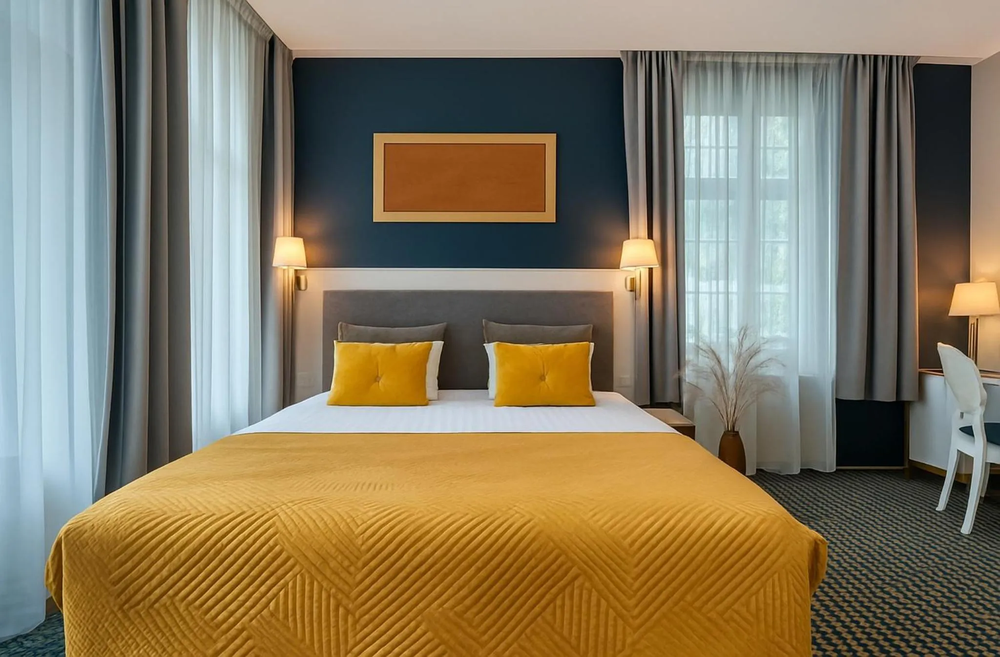 View (from property/room), Bed in Hotel Villa Art Novis City Center