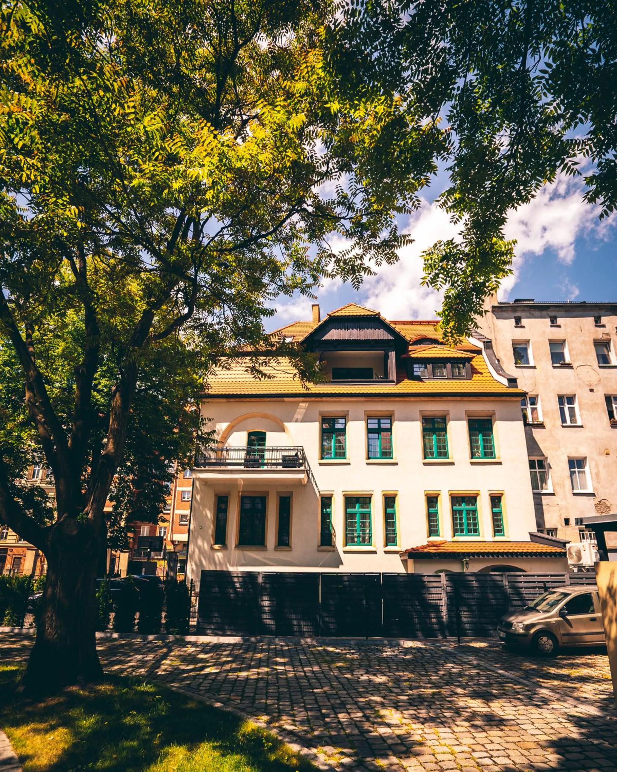 Garden view in Hotel Villa Art Novis Wrocław Centrum