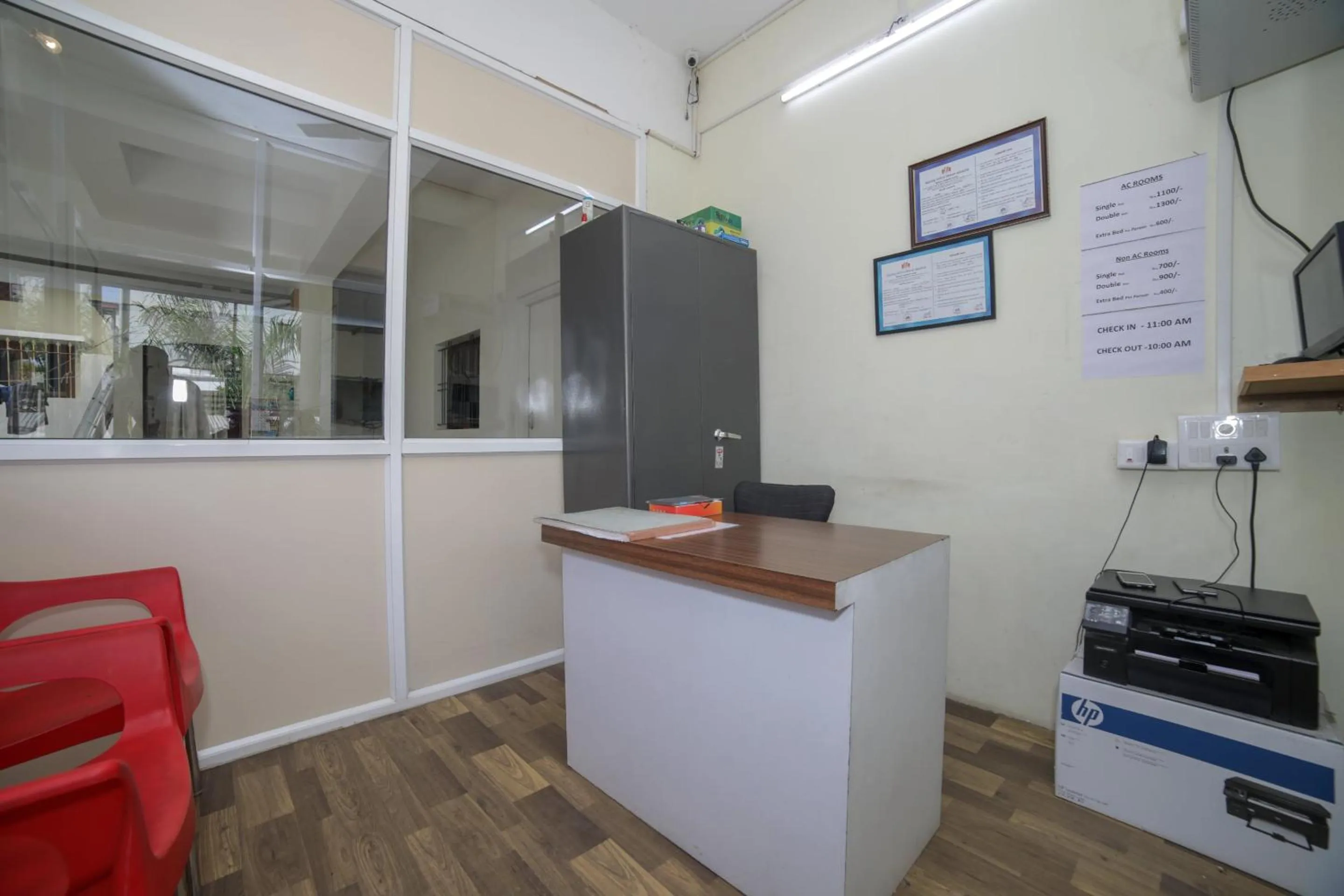 Lobby or reception in Hotel Shelter