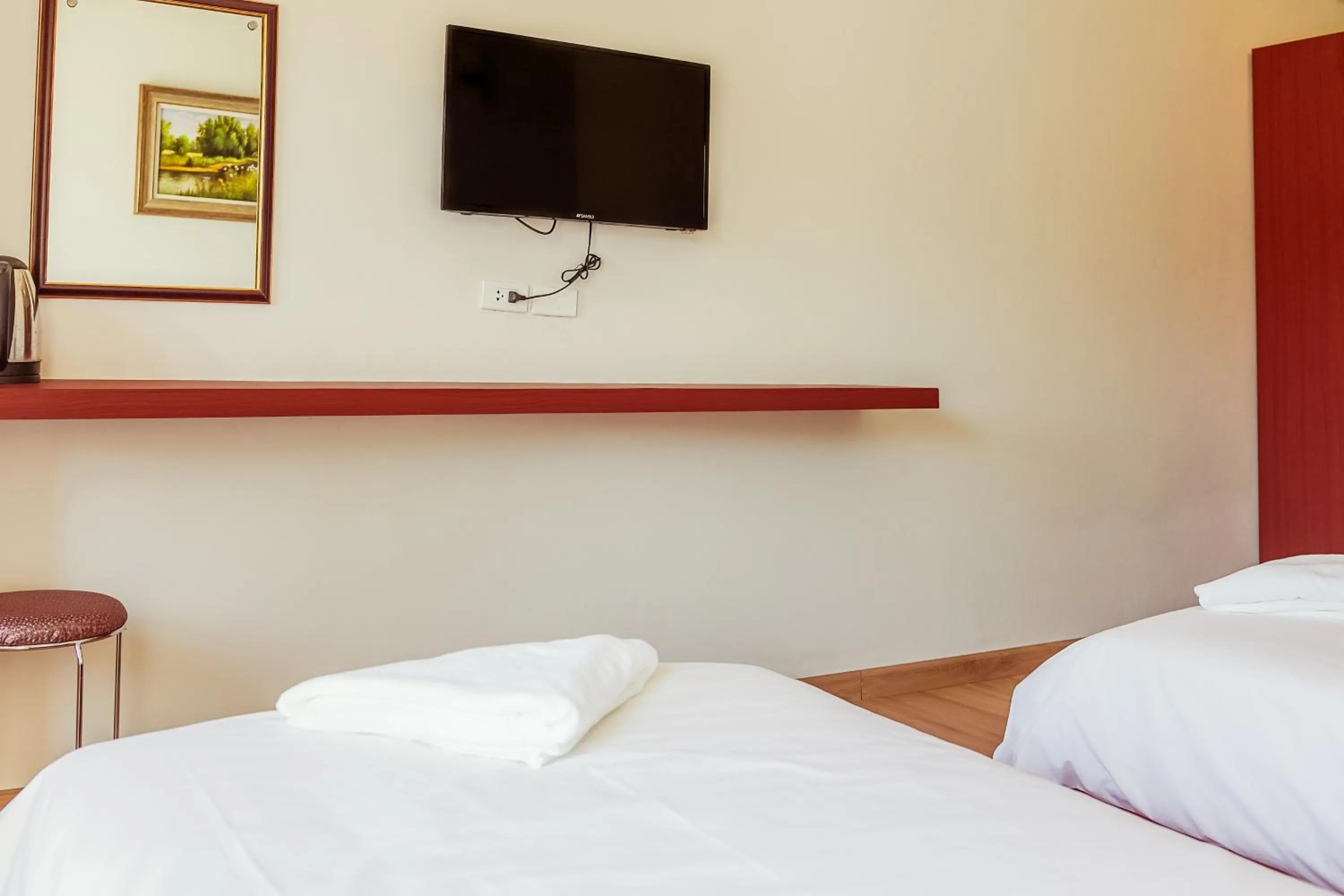 Bed in Douangpraseuth Hotel