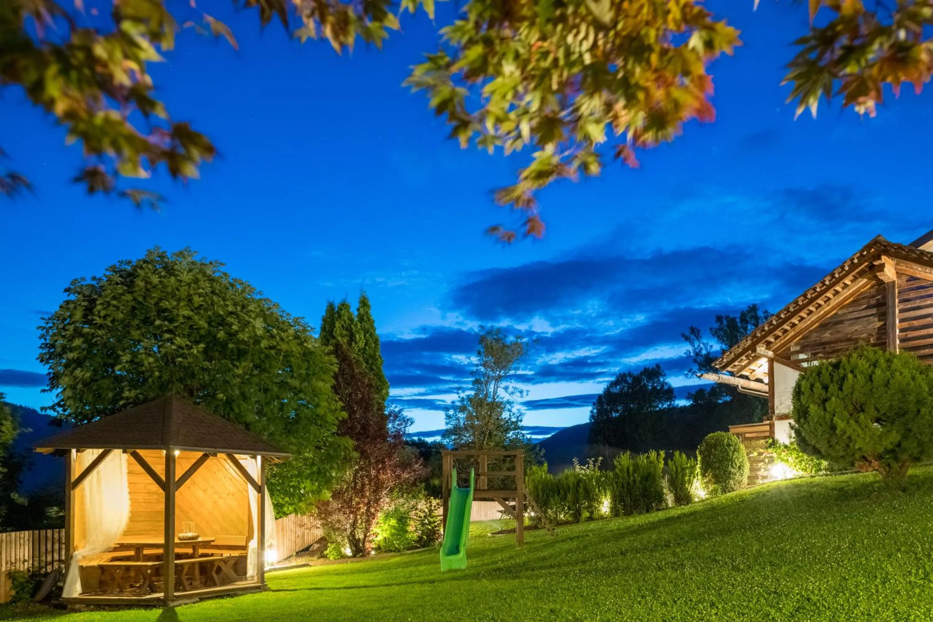 Garden in Historic Hotel Alte Goste