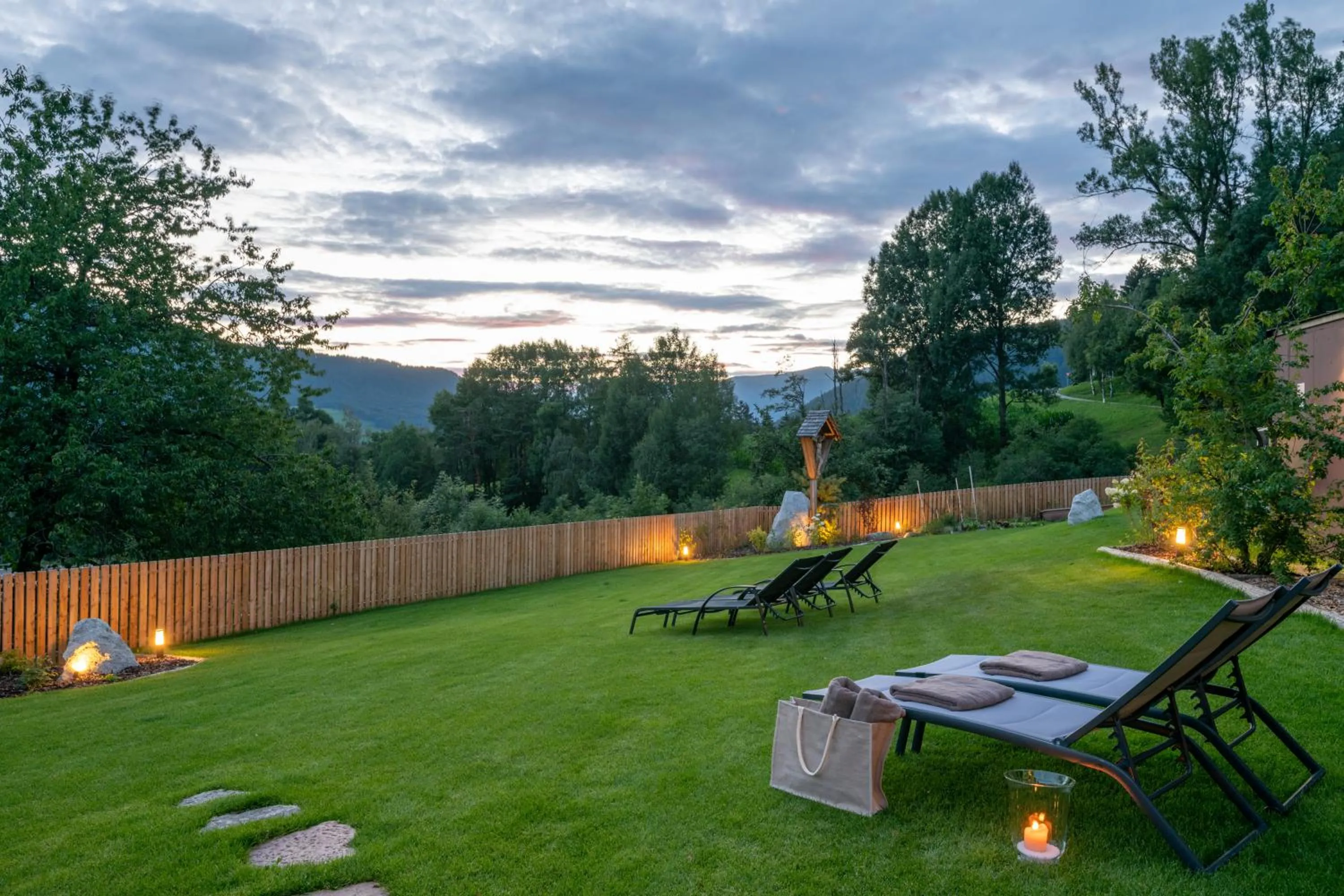 Garden in Historic Hotel Alte Goste