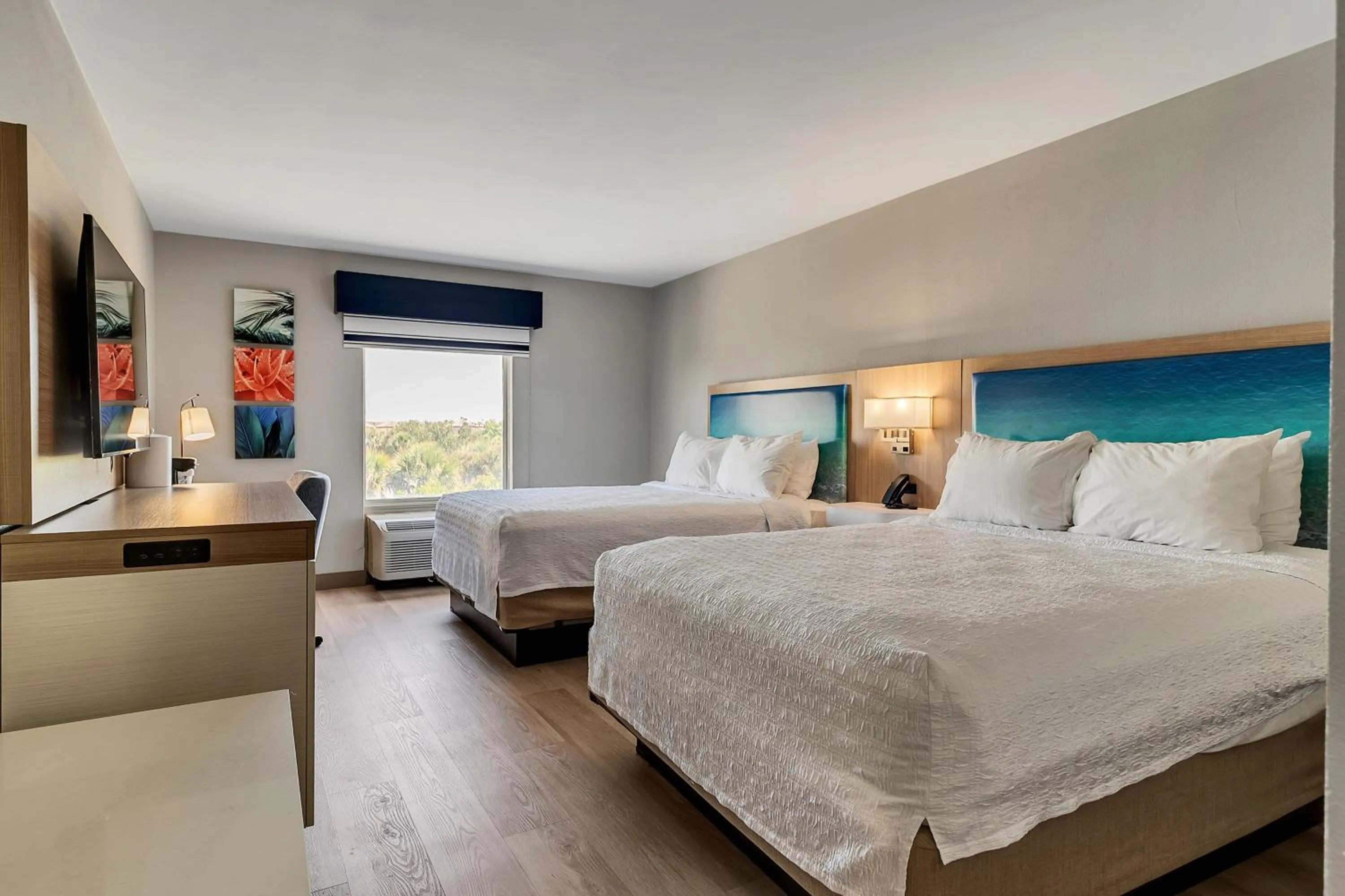 Bed in Evoke Destin Hotel