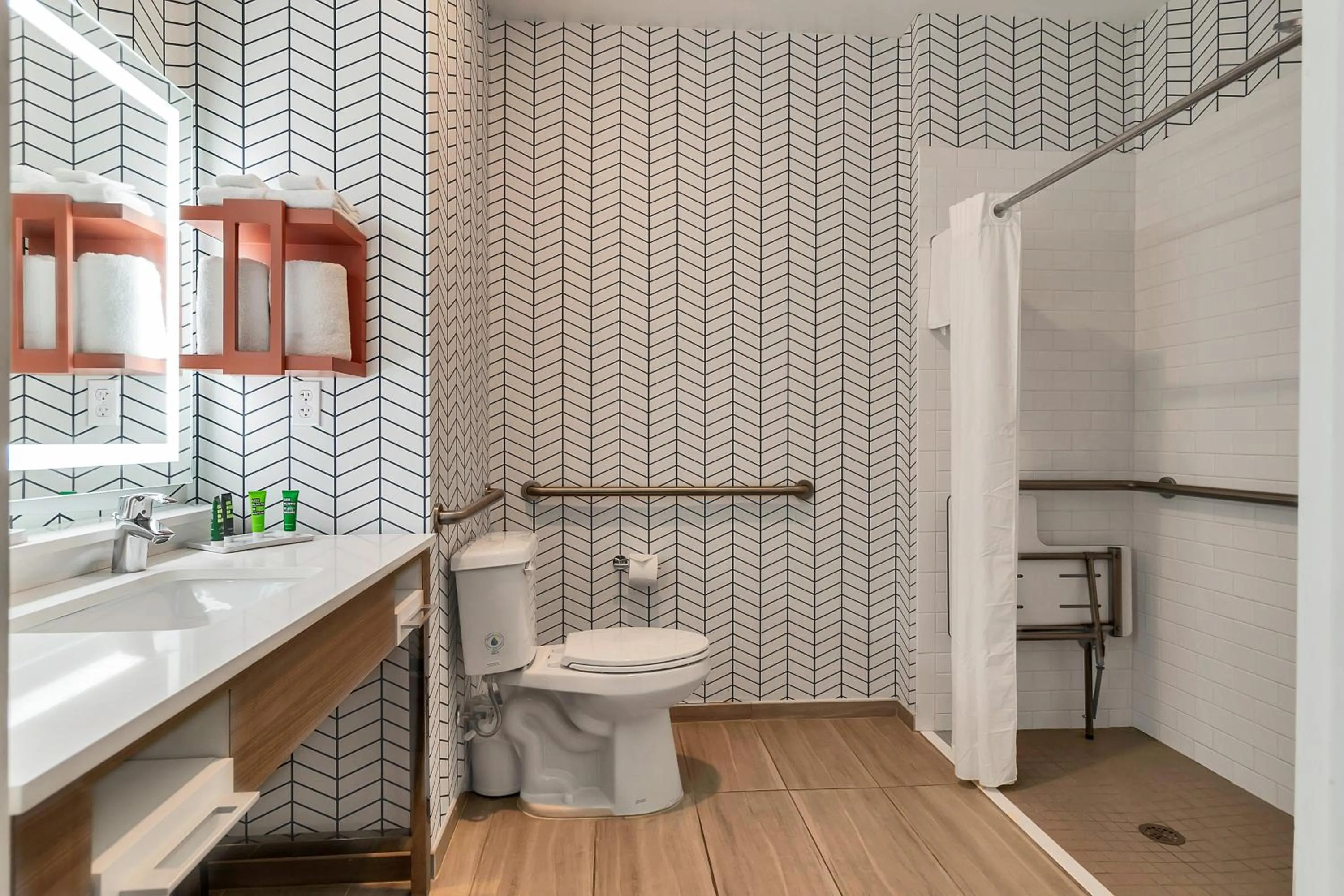 Shower in Evoke Destin Hotel