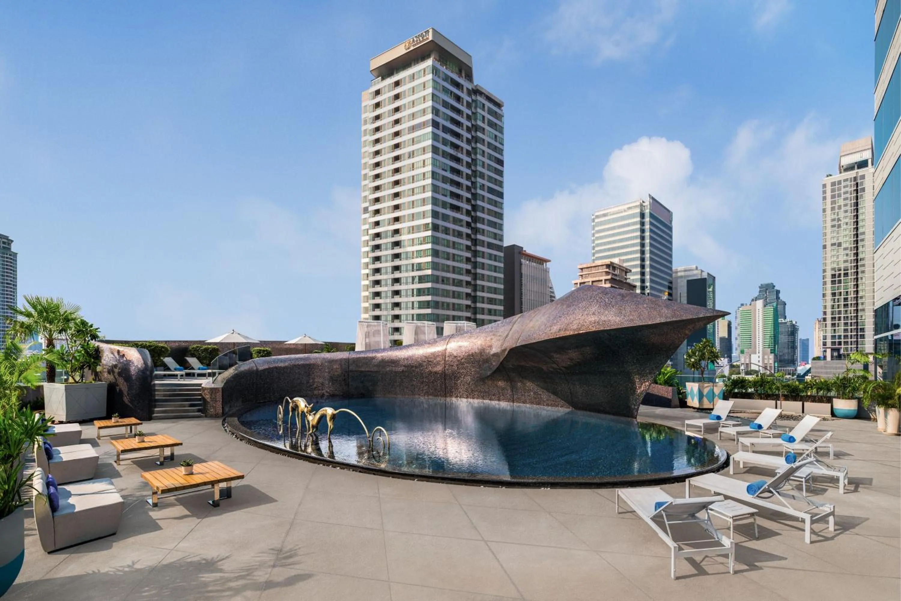 Fitness centre/facilities in W Bangkok Hotel