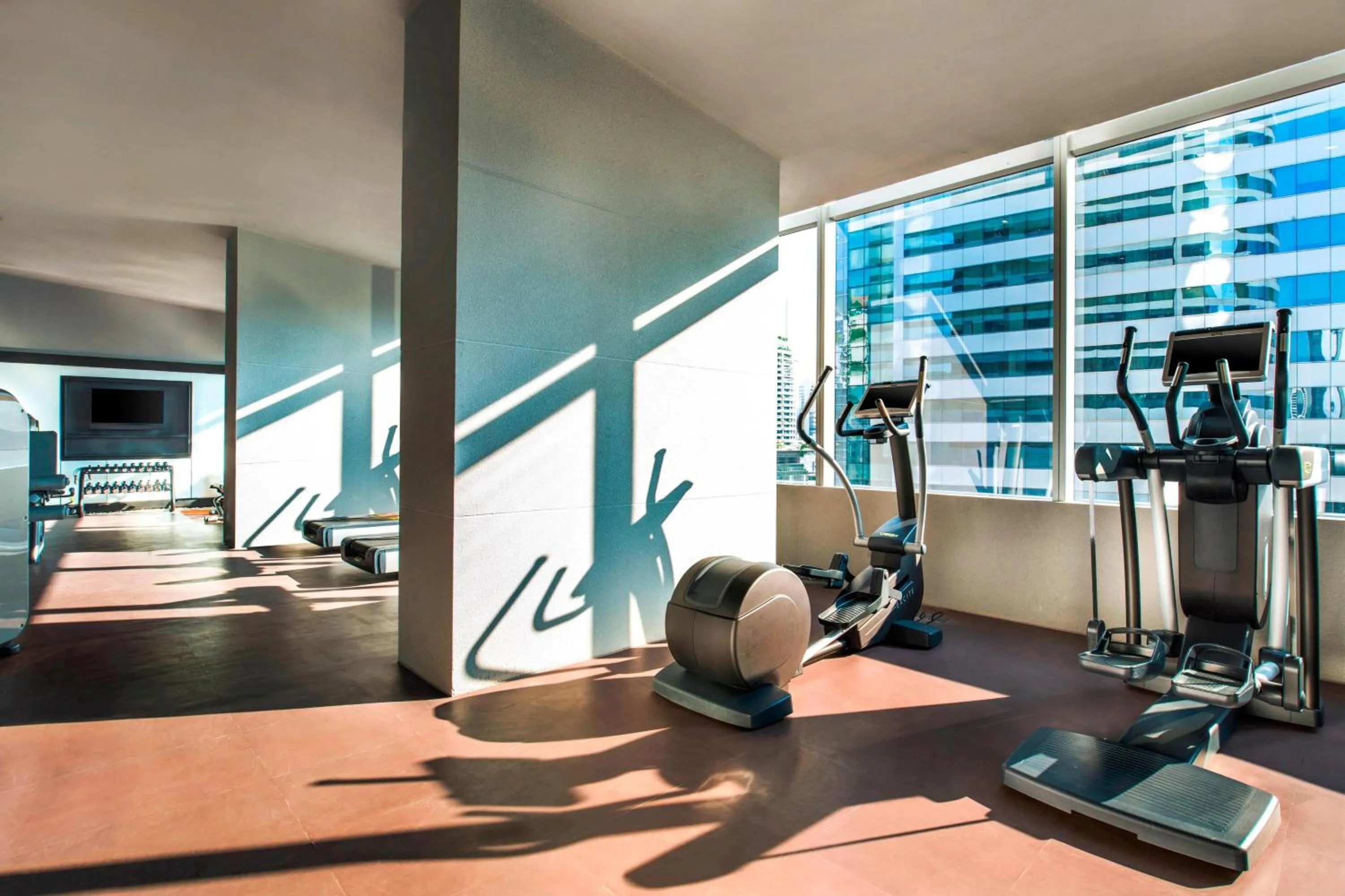 Fitness centre/facilities in W Bangkok Hotel