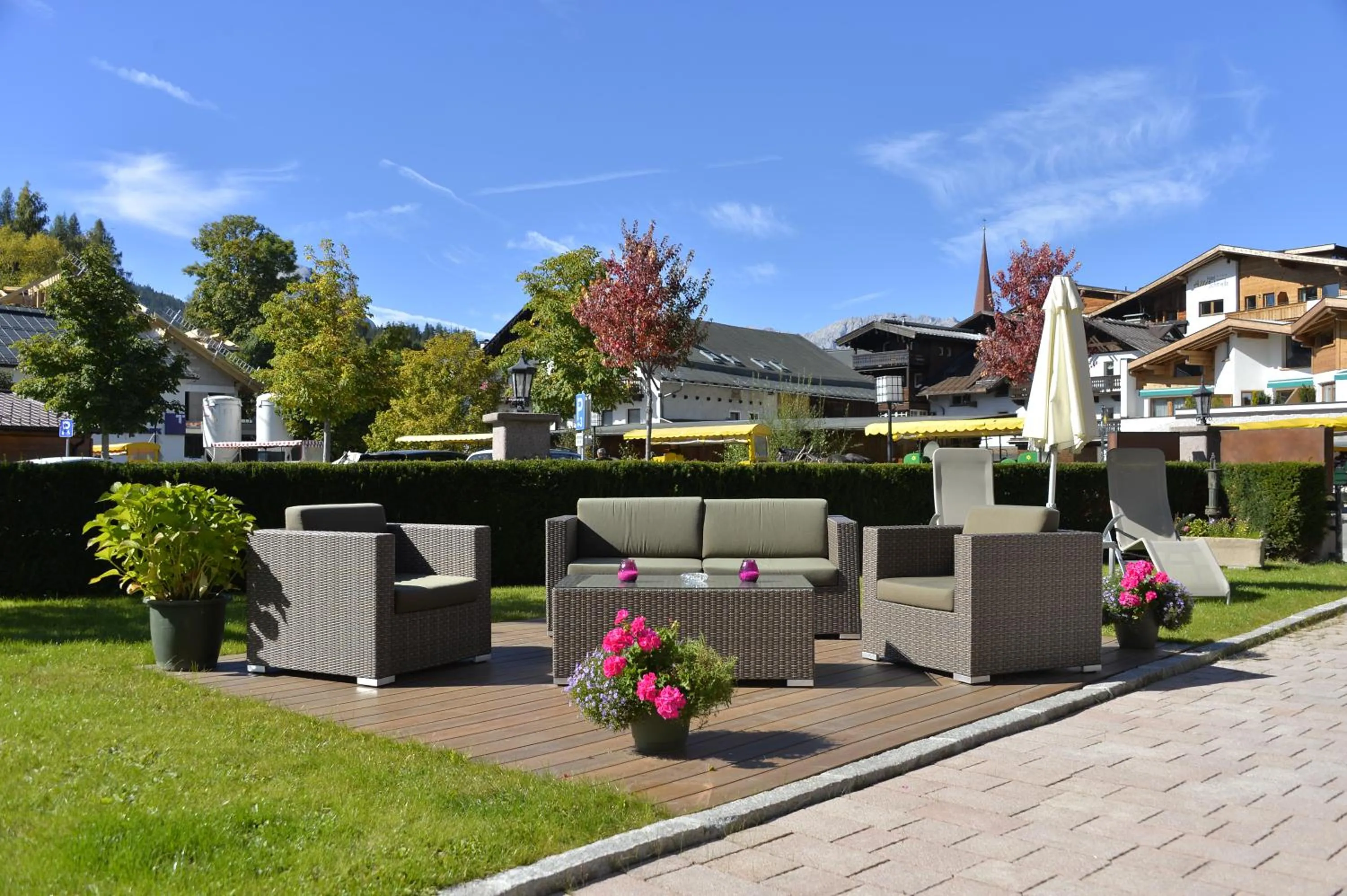 Garden in Hotel Haymon