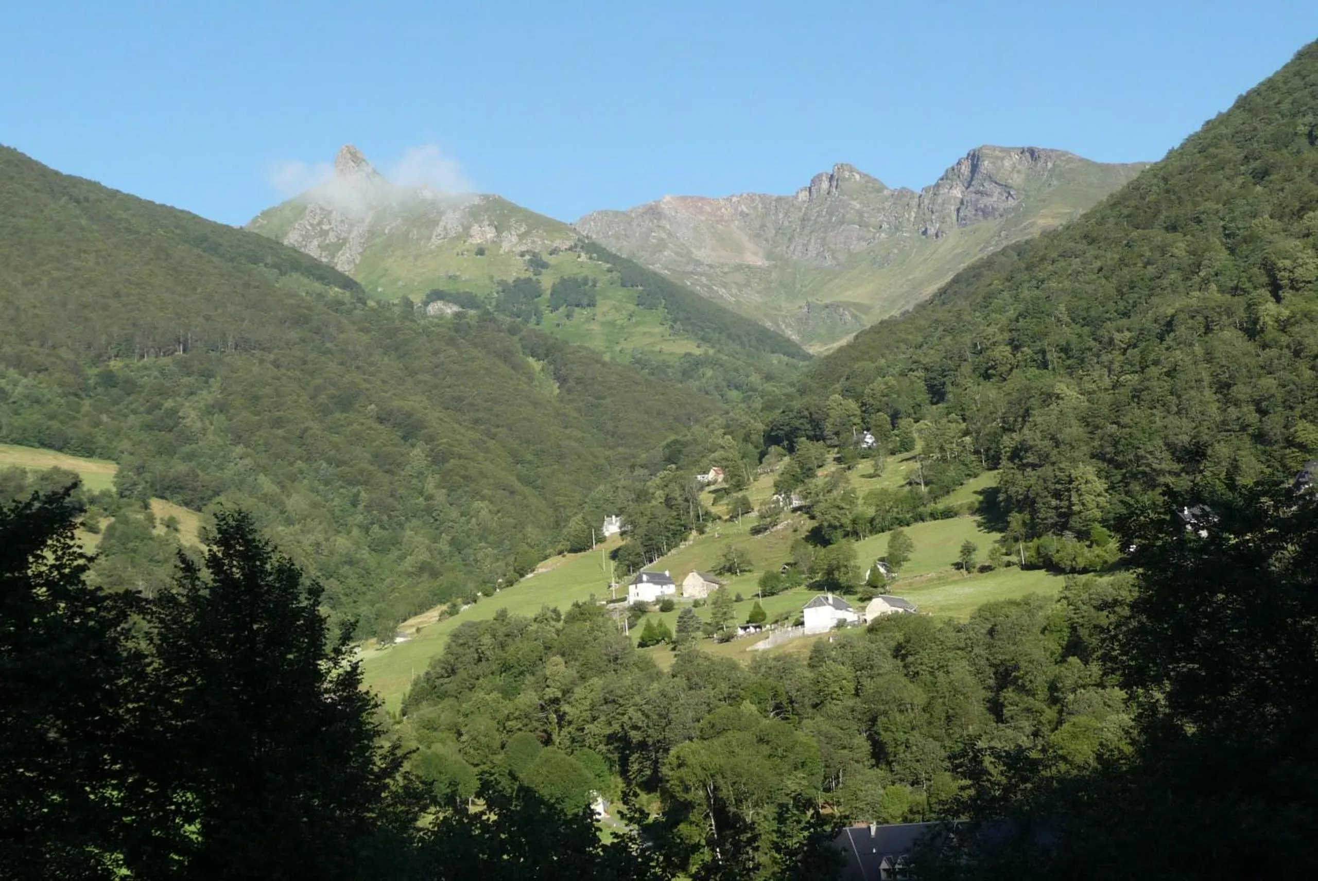 Mountain view in Chambres d'Hôtes La Balaguère