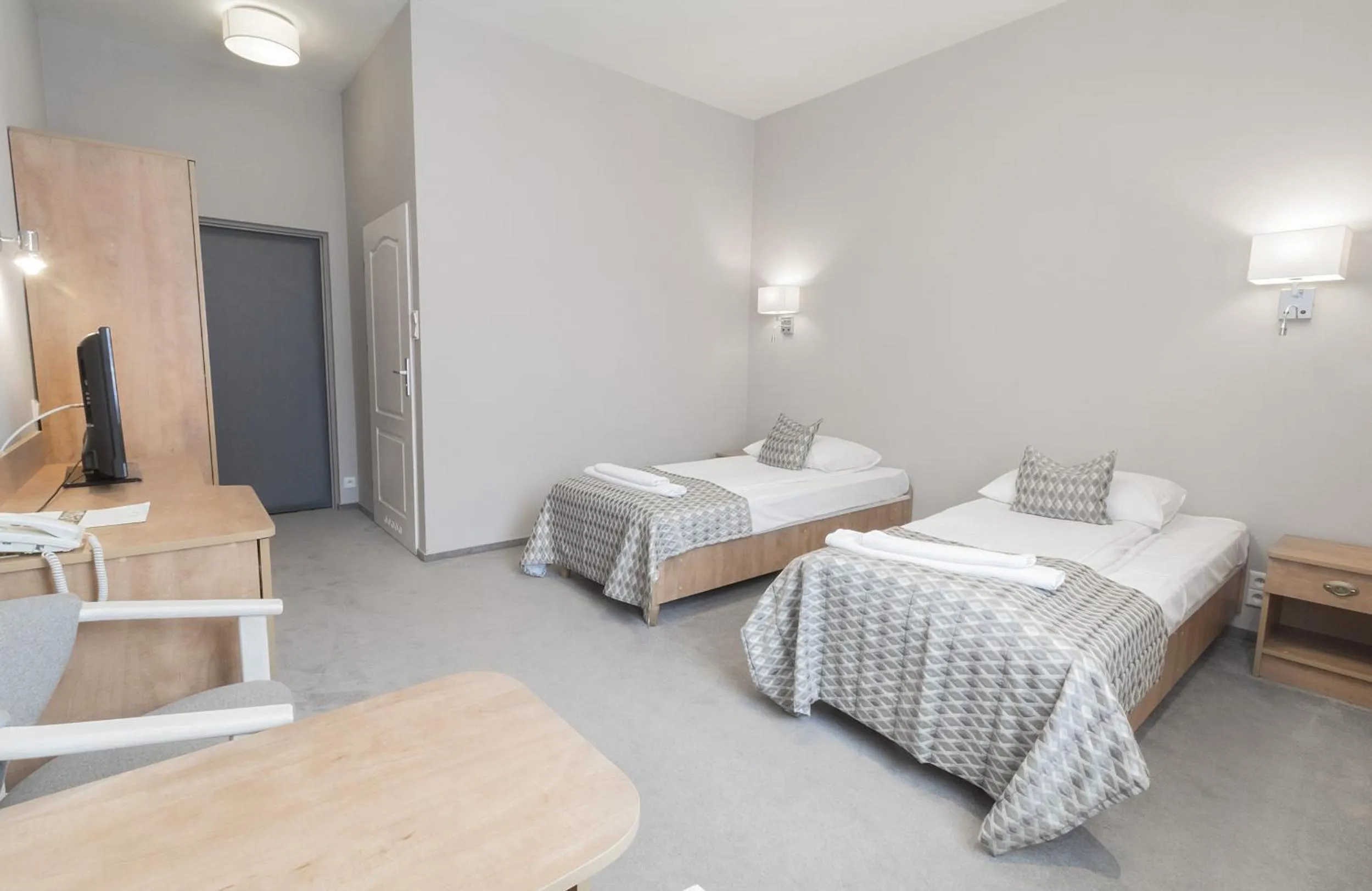 Bed in Hotel Jan Sander