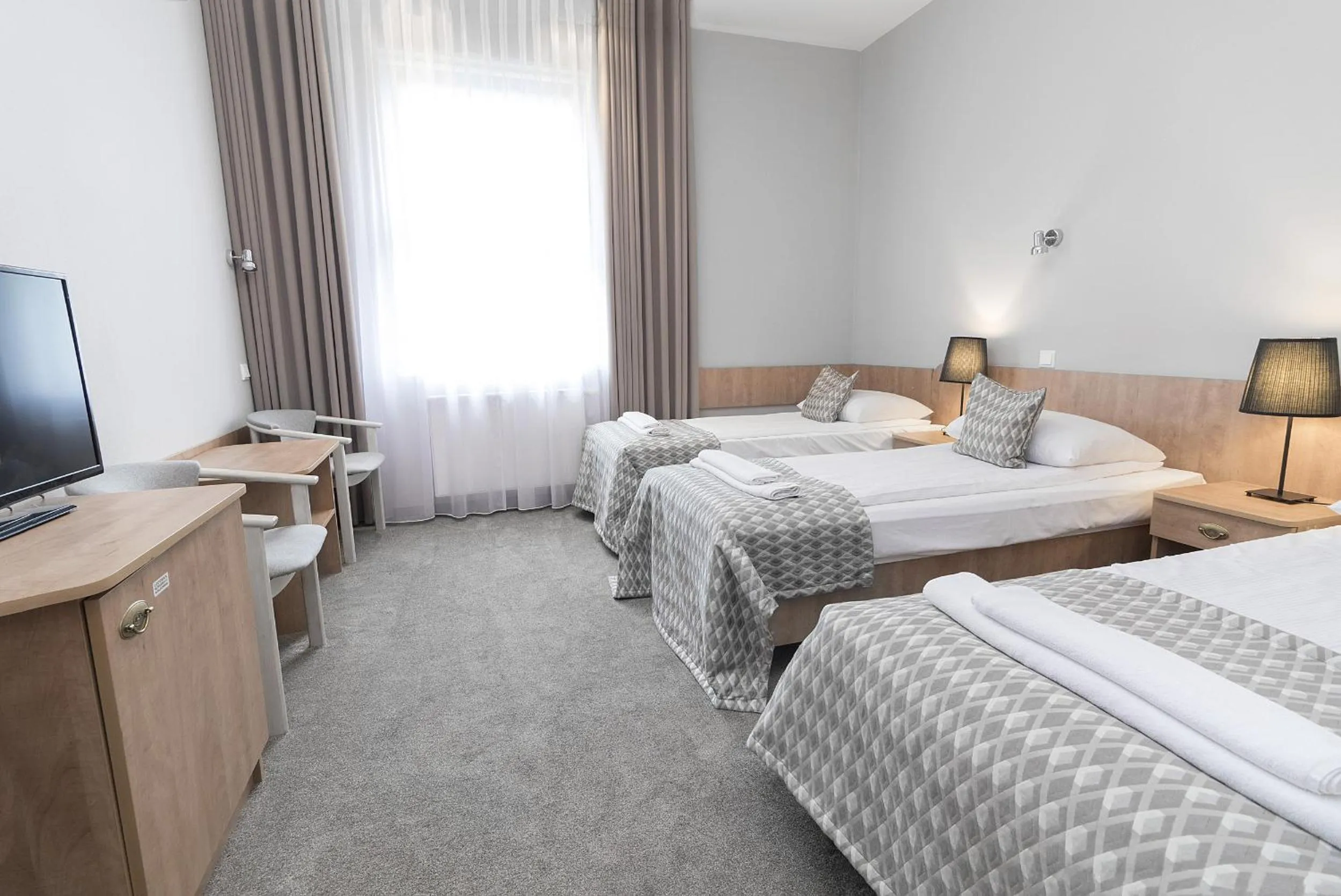 Bed in Hotel Jan Sander