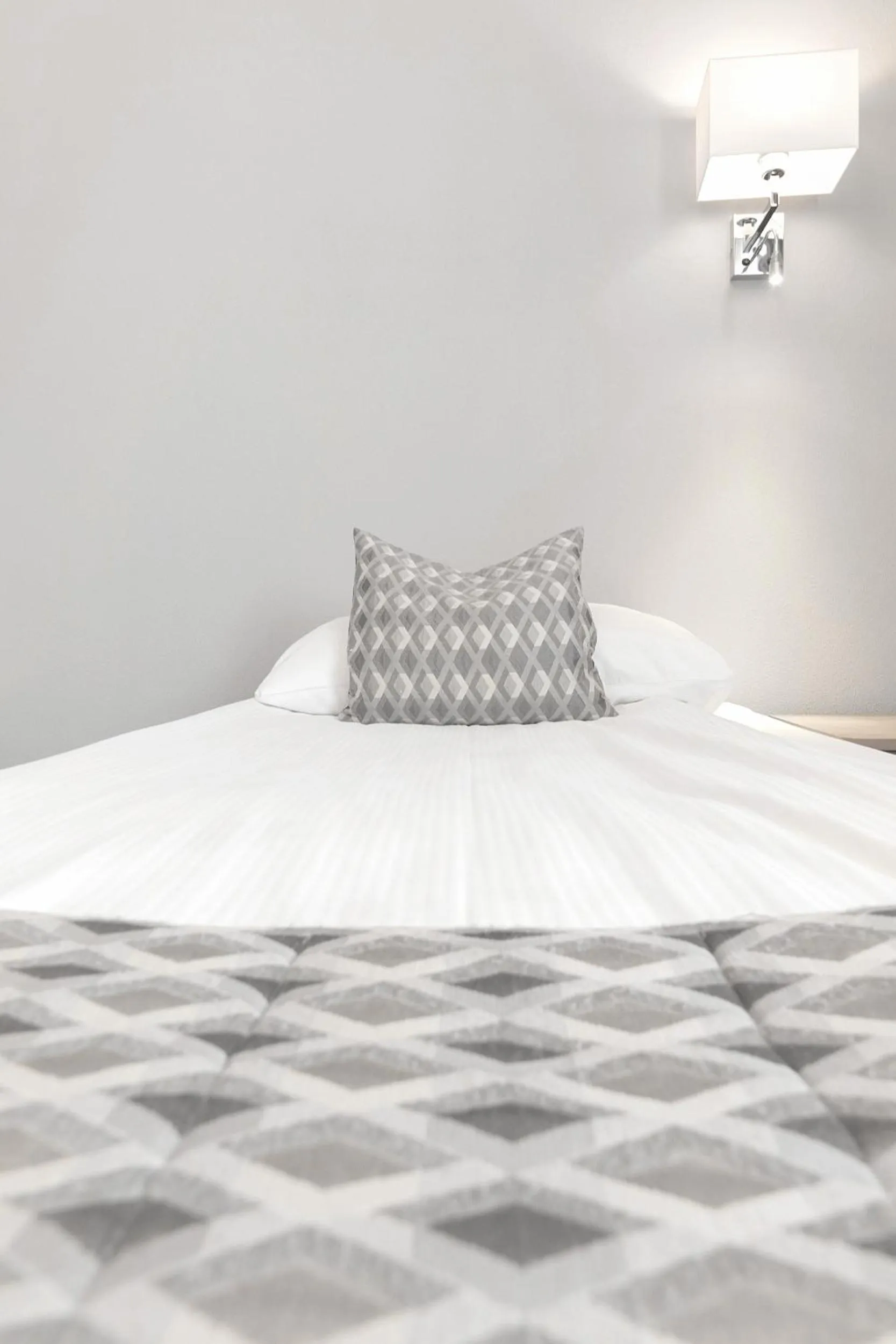 Bed in Hotel Jan Sander