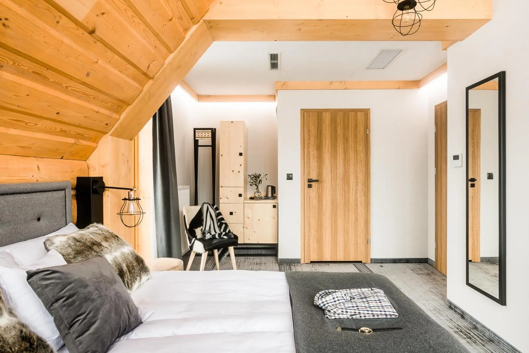 Bedroom, Bed in Willa Szymaszkowa