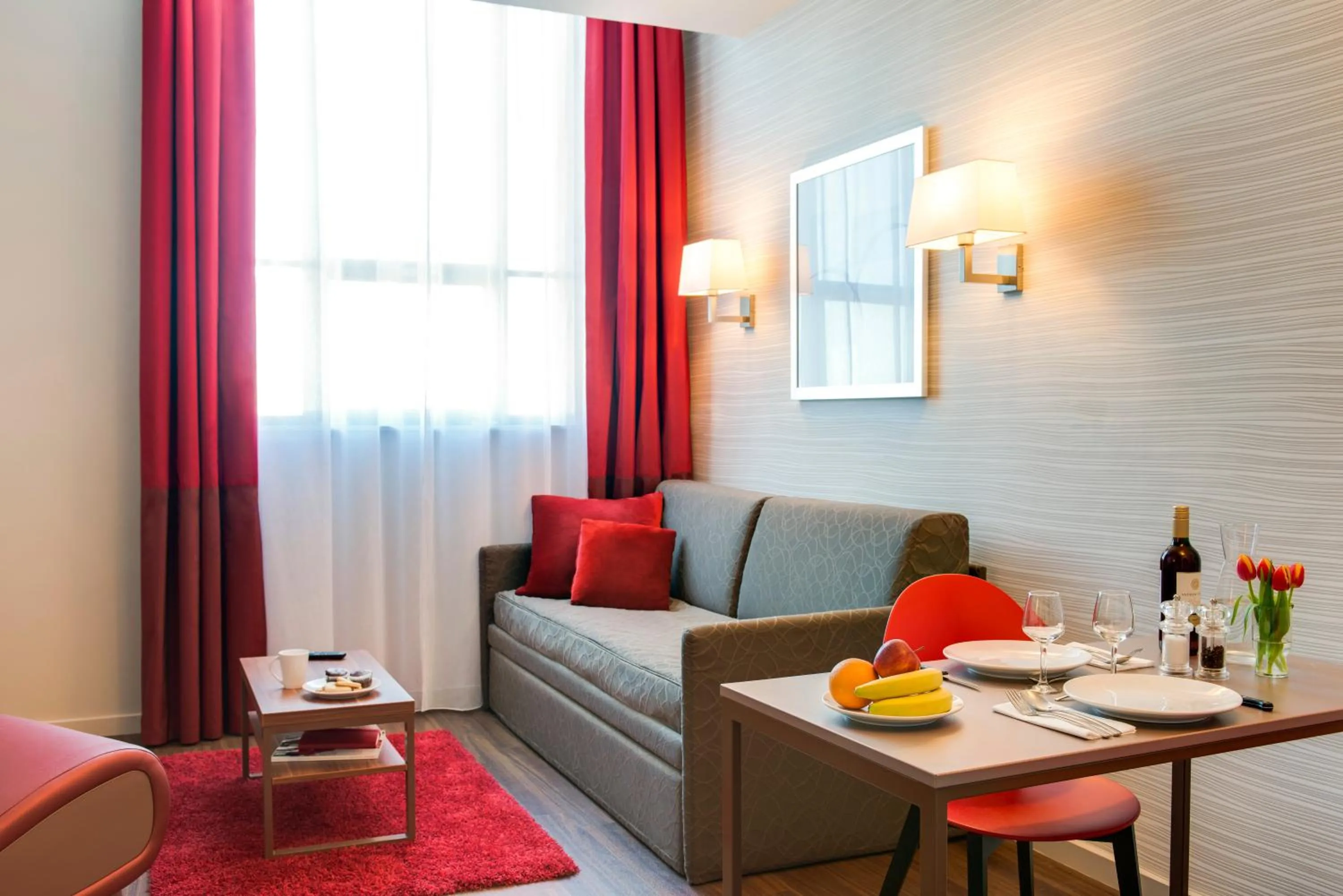 Living room in Aparthotel Adagio Liverpool City Centre