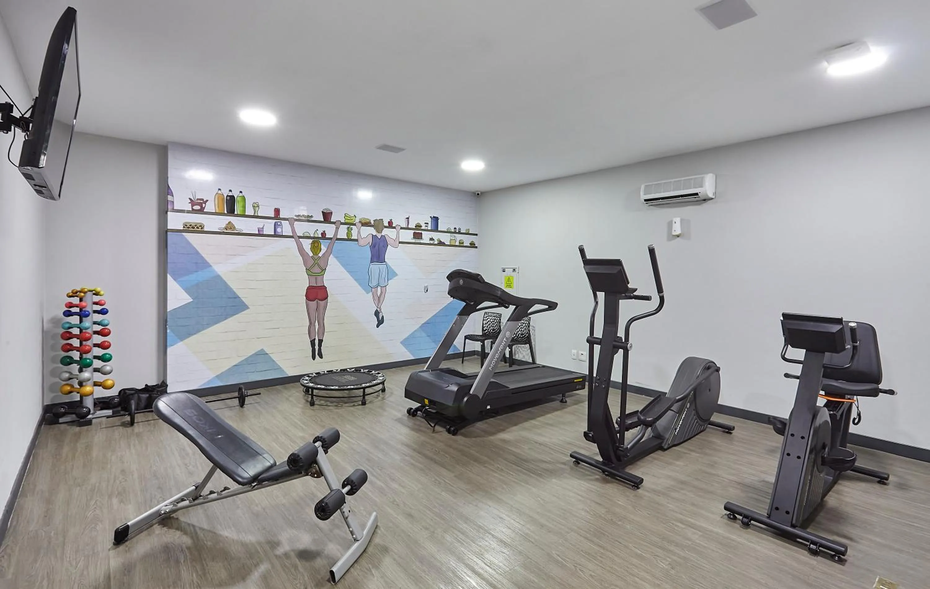 Fitness centre/facilities in Hotel Nacional Inn Bauru