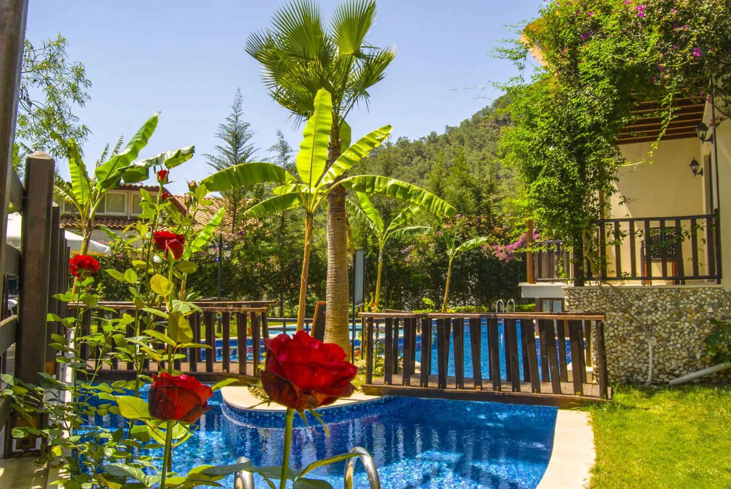 Pool view in Alya Hotel Göcek