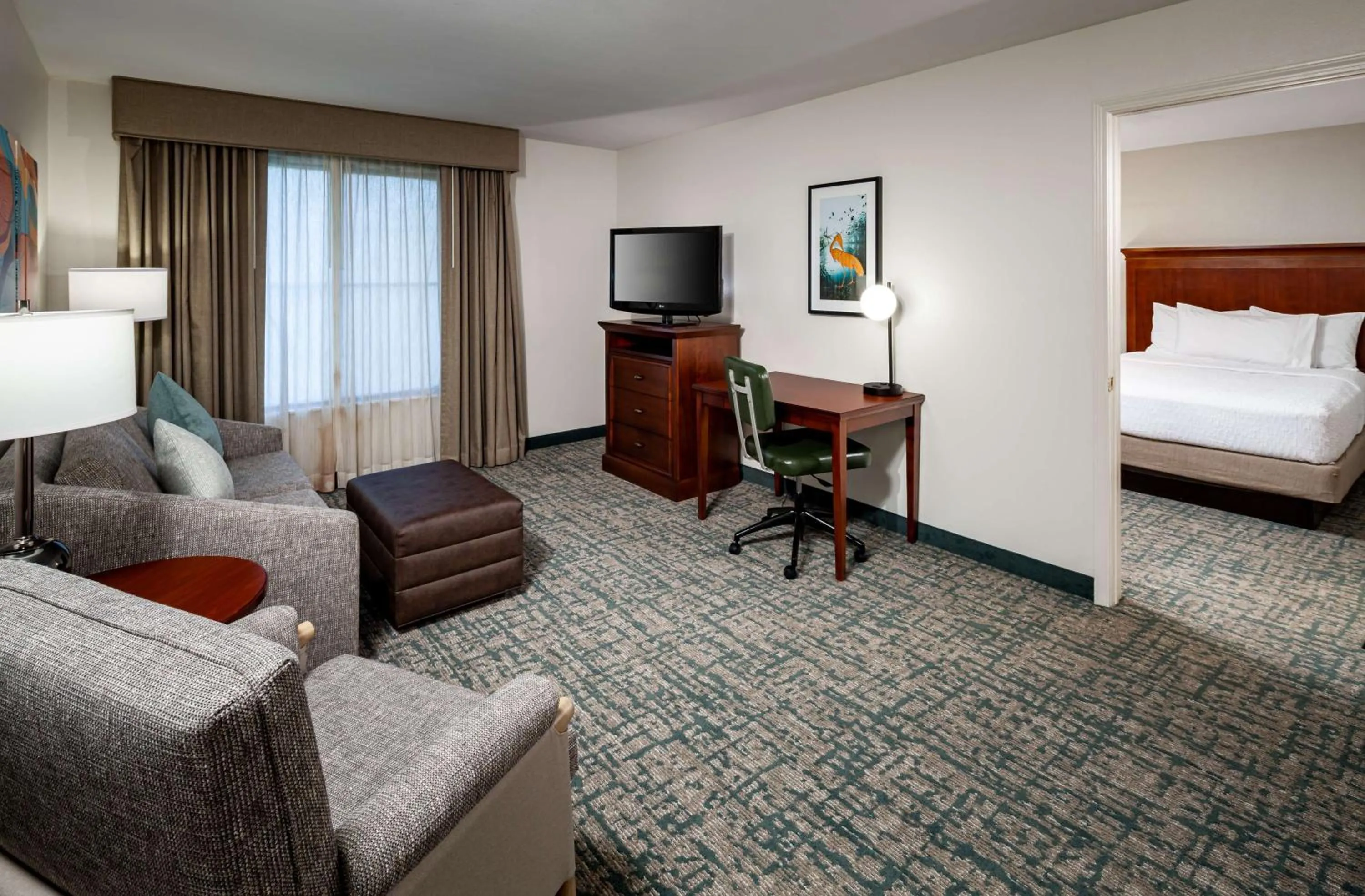 Bedroom, Bed in Homewood Suites by Hilton Gainesville