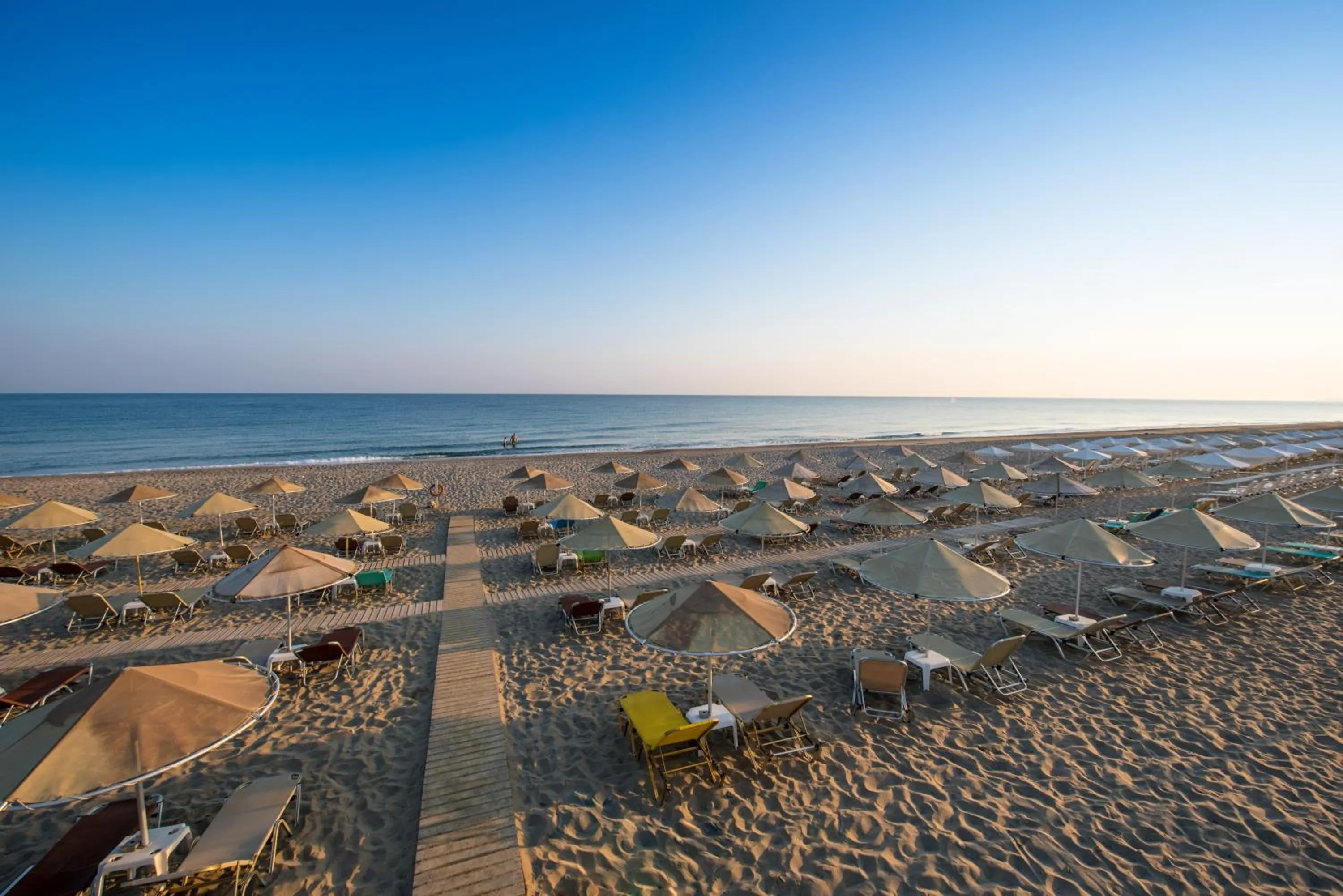Beach in Odyssia Beach Hotel