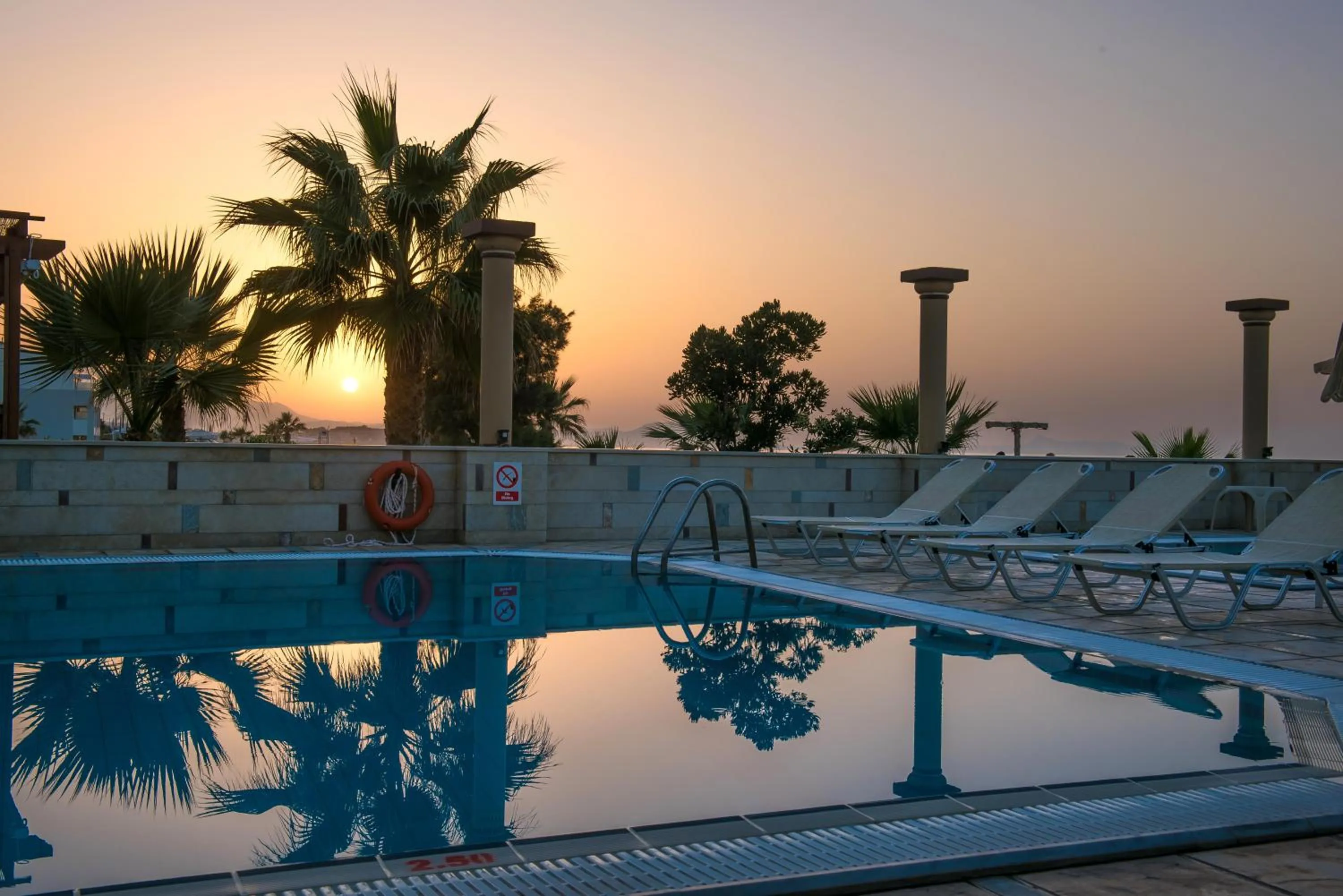 Swimming pool in Odyssia Beach Hotel